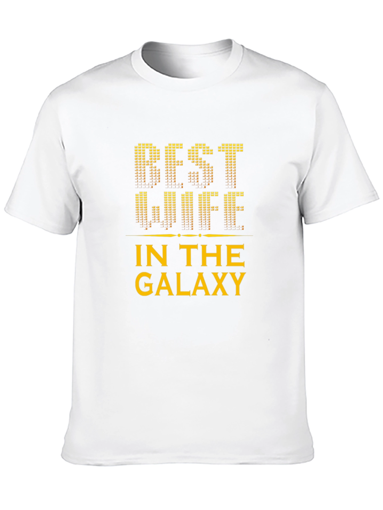 Black Best Wife in the Galaxy Black T-Shirt view 10