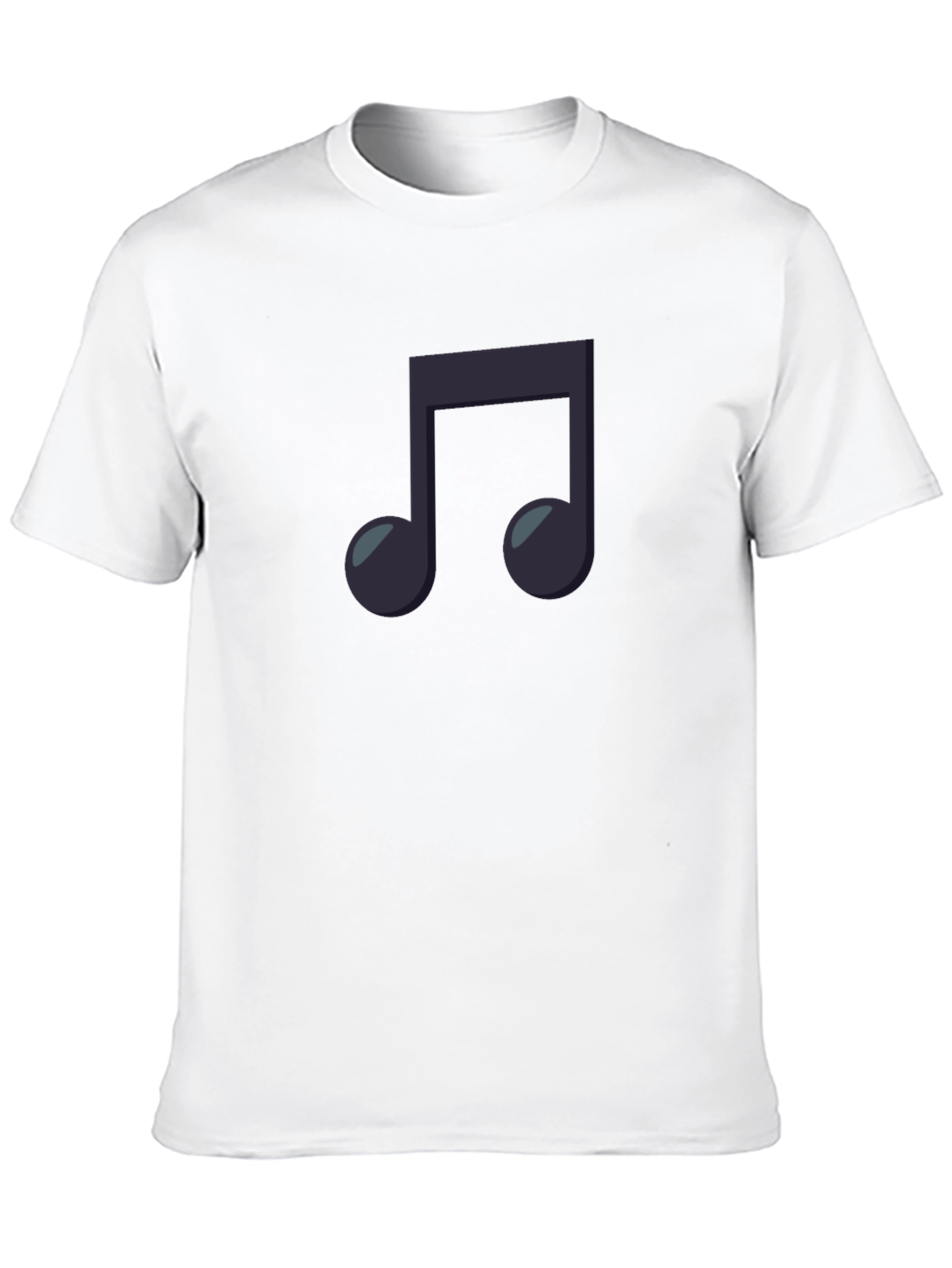 Black Musical Note Graphic Black T-Shirt view 10