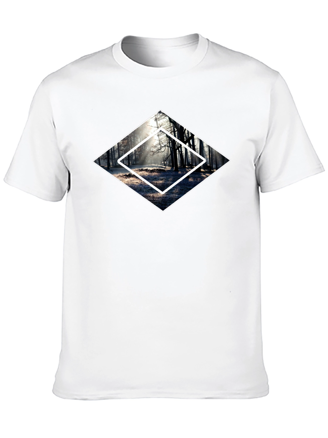Black Diamond Forest Graphic Tee - Men's Black T-Shirt view 10