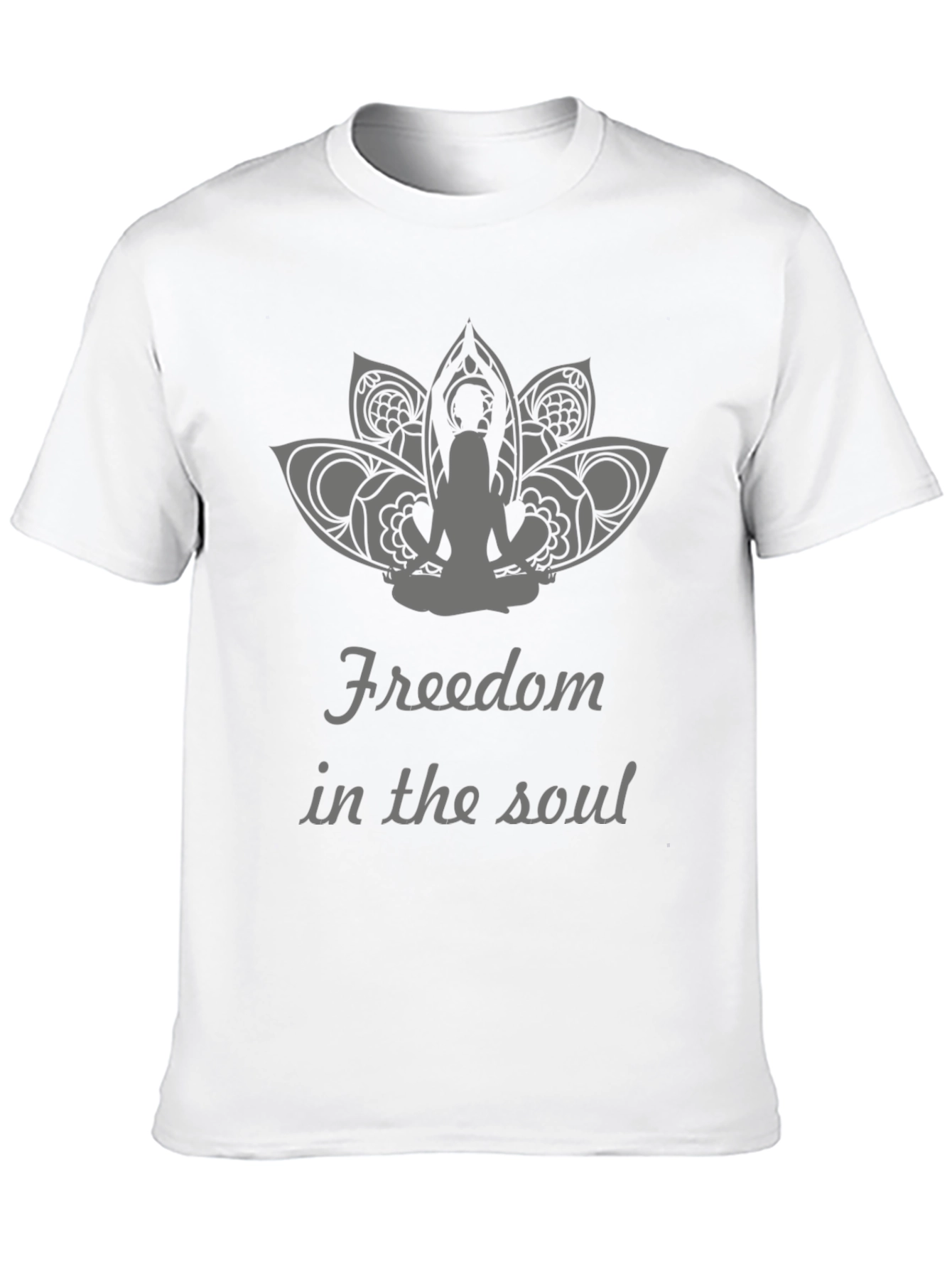 Black Freedom Soul Black Graphic Tee view 10
