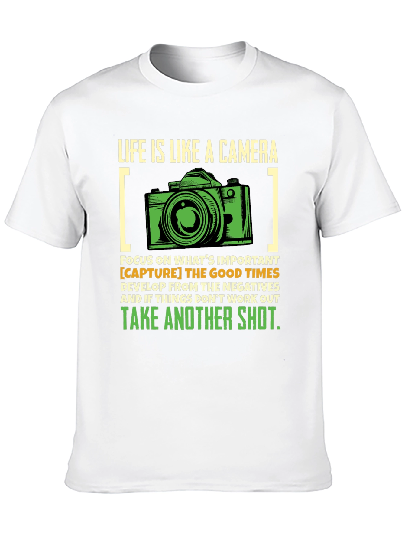 Black Life is Like a Camera Graphic T-Shirt view 10