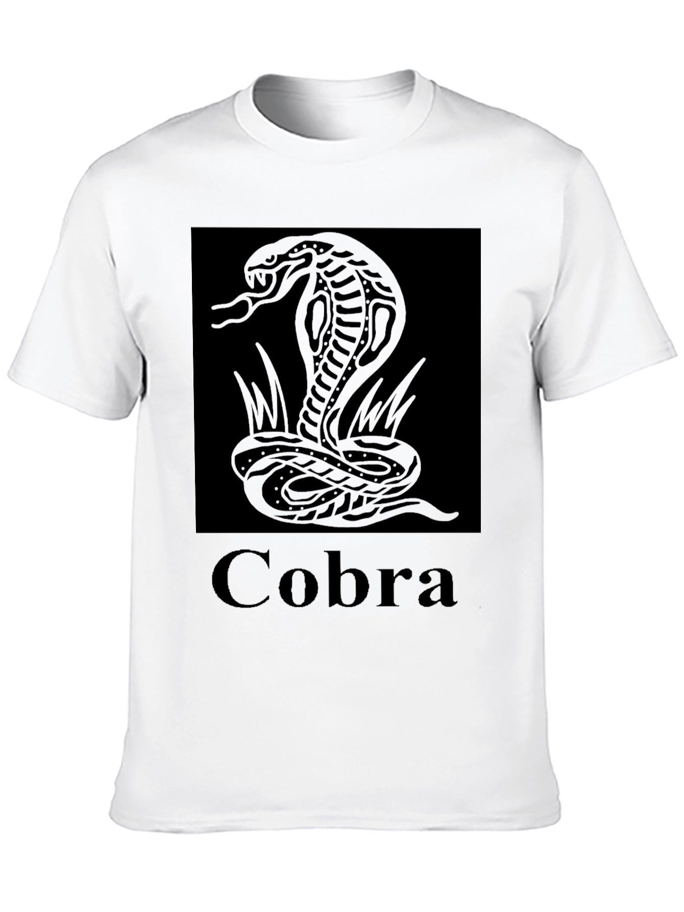 Black Cobra Graphic Tee - Men's Black T-Shirt view 10