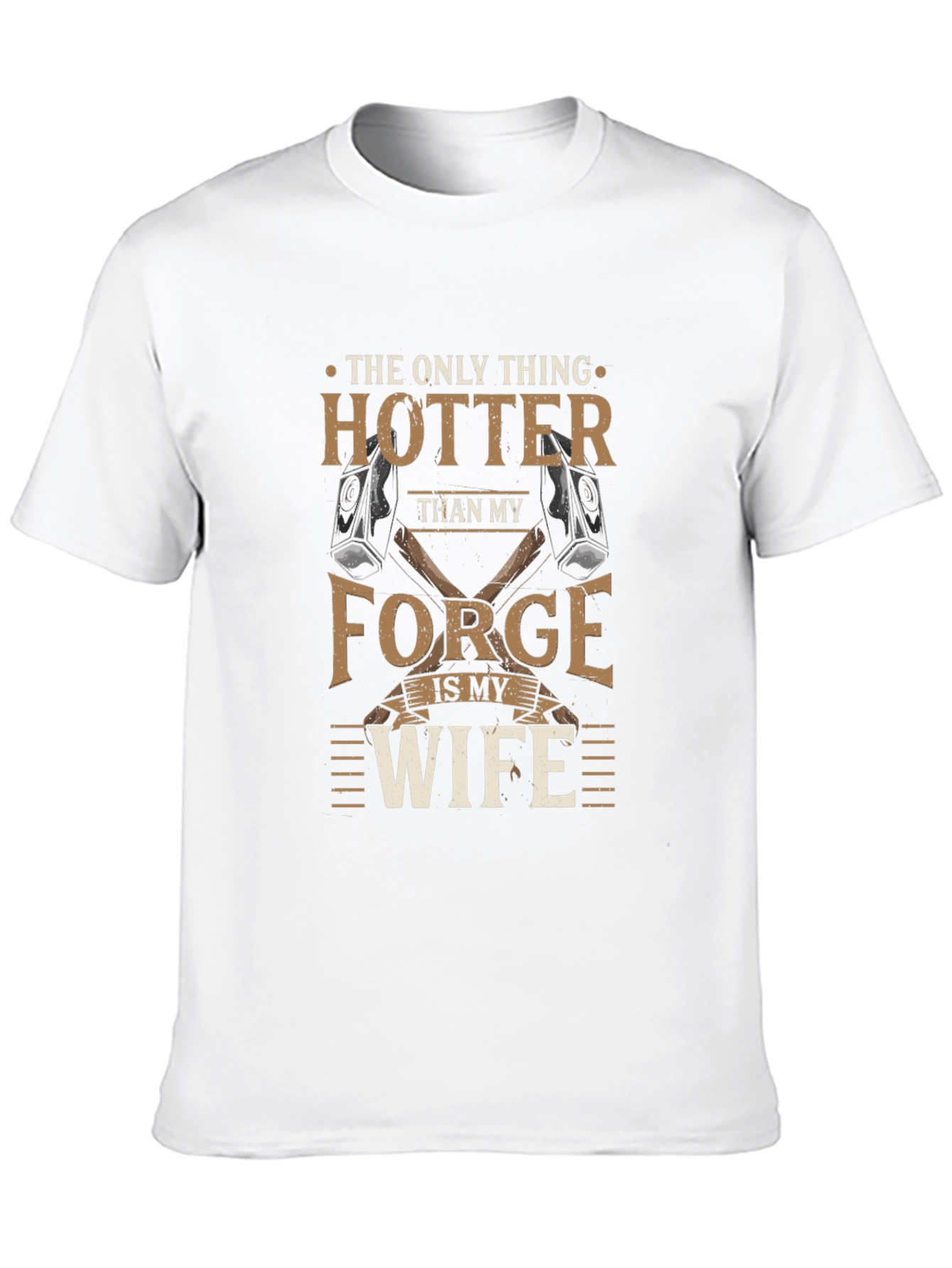 Black Hotter Than My Forge - Novelty T-Shirt view 10