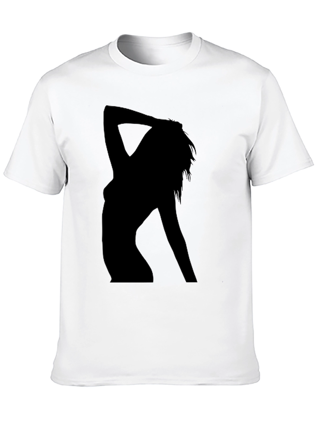 Black Silhouette Graphic Tee - Black view 10