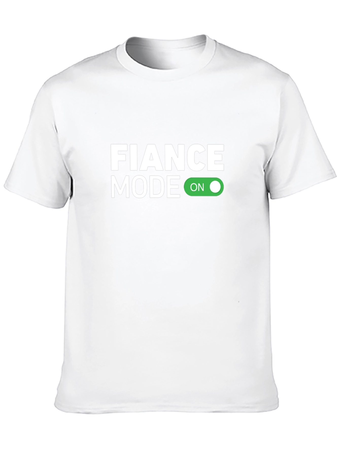 Black Fiance Mode ON Black T-Shirt view 10