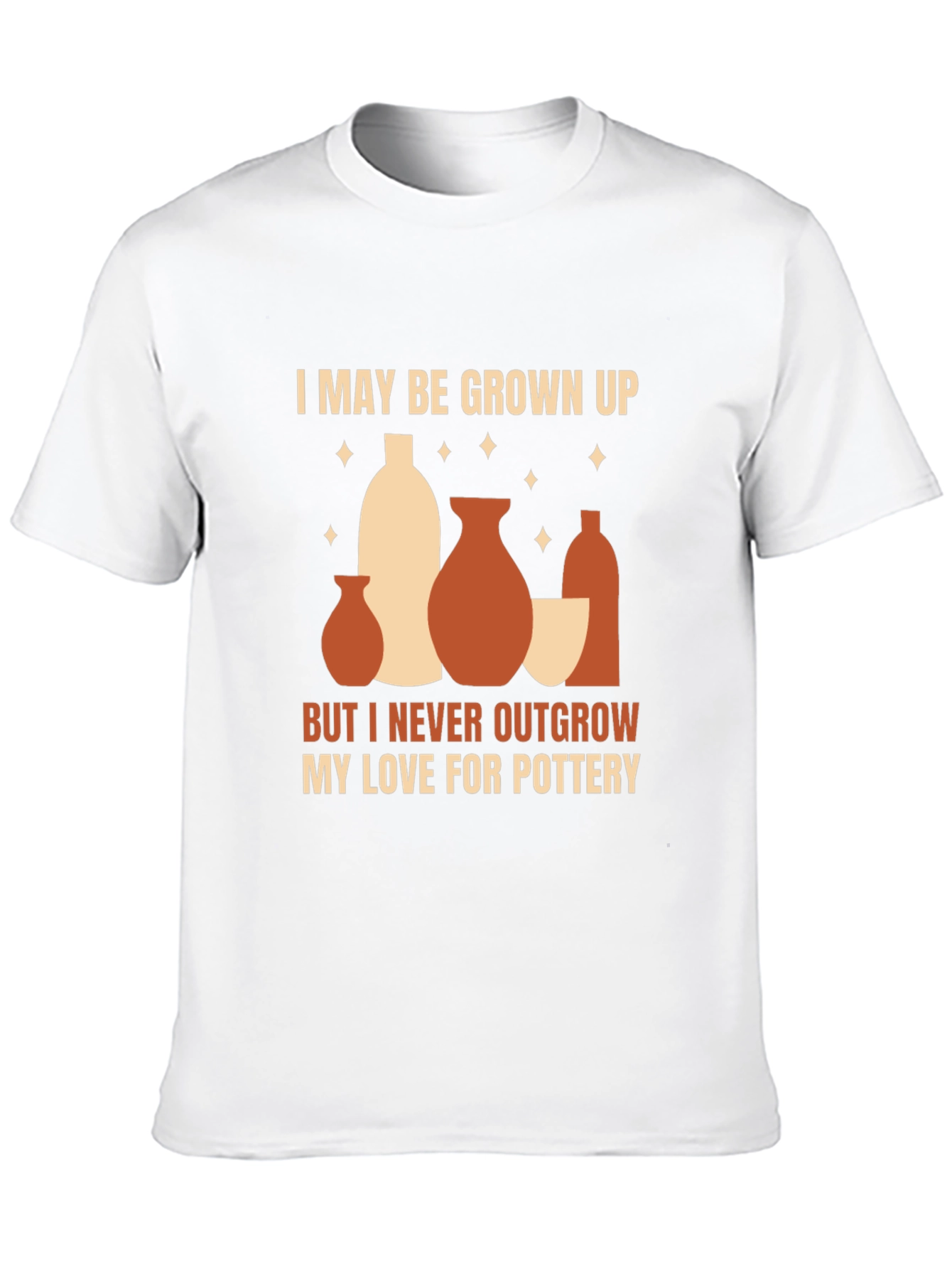 Black Pottery Lover T-Shirt - Never Outgrow My Love view 10