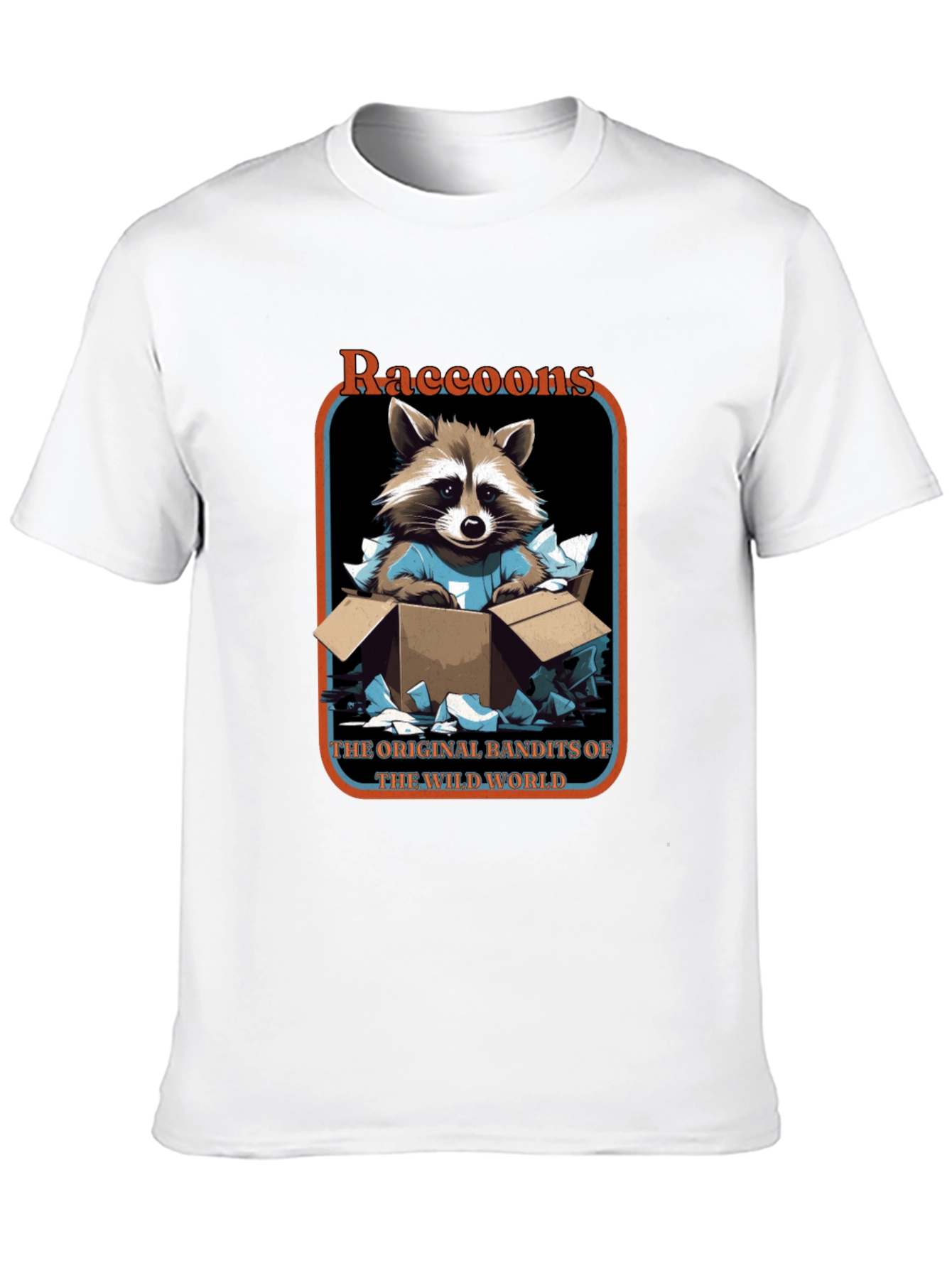 Black Raccoon Bandit Graphic Tee view 10