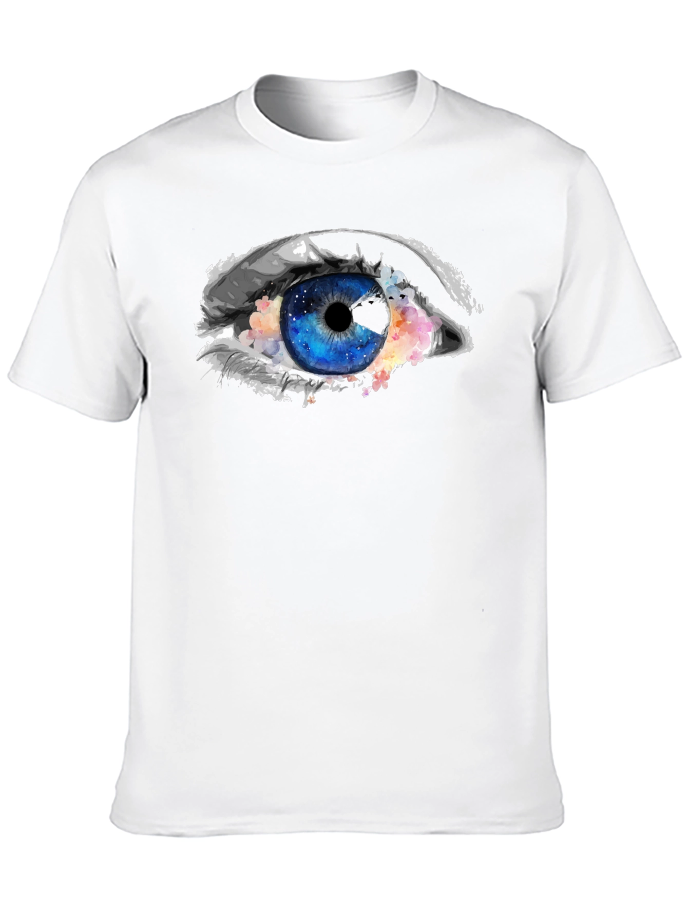 Black Eye Graphic Black T-Shirt - Unique Design view 10