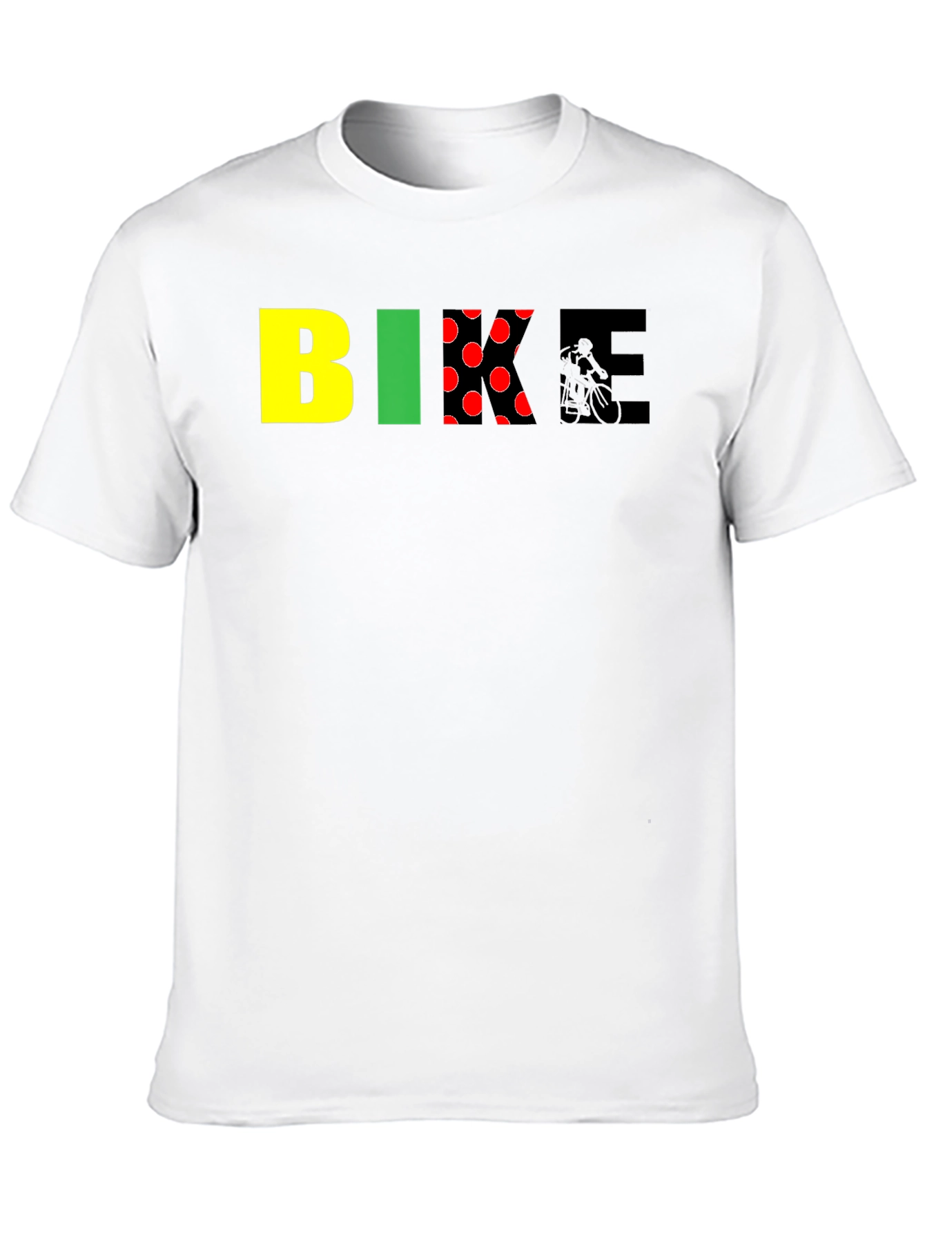 Black Bike Graphic Tee - Black Cotton Blend view 10