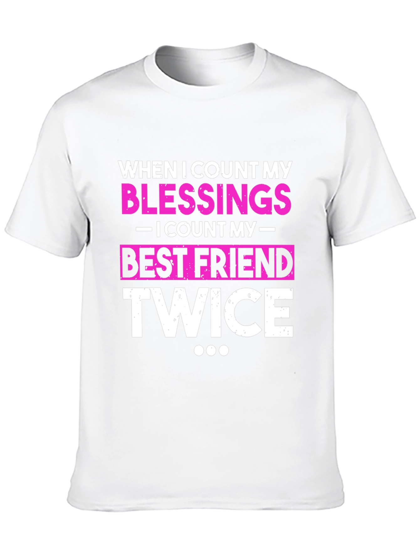 Black Blessings Best Friend Twice Black T-Shirt view 10
