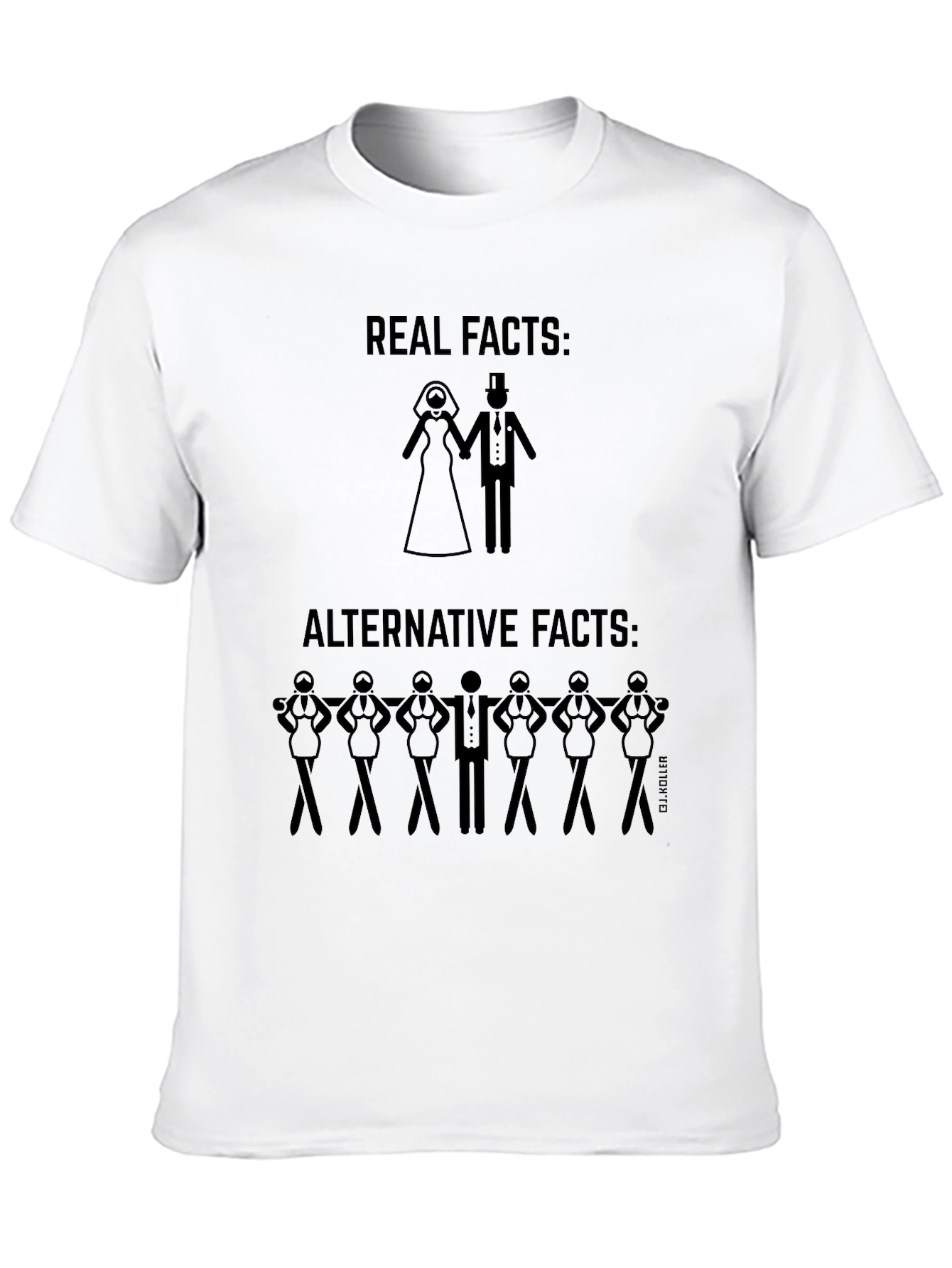 Black Real Facts Alternative Facts T-Shirt view 10