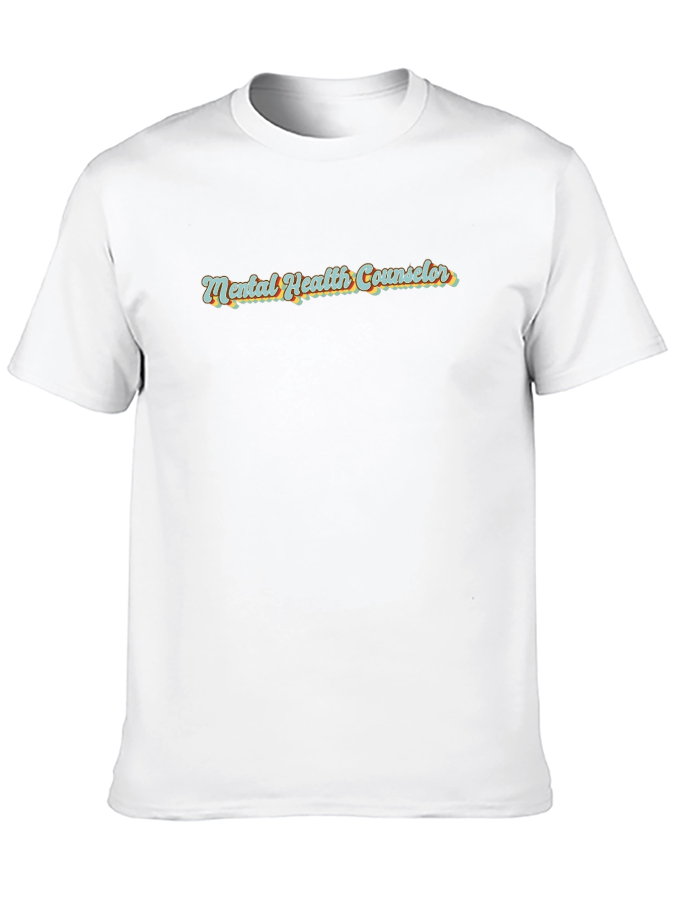 Black Mental Health Counselor Retro T-Shirt view 10