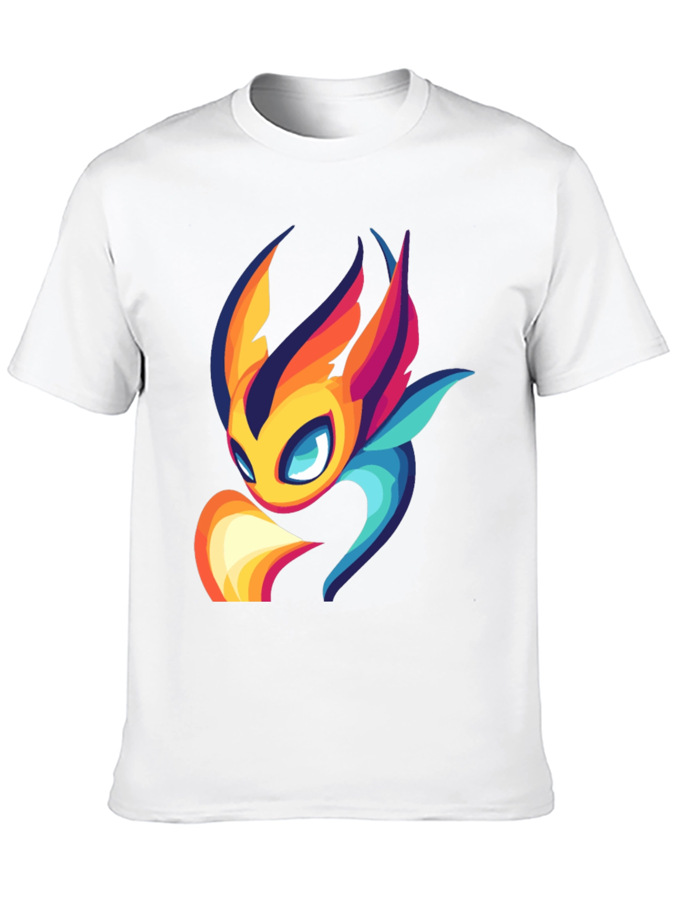 Black Vibrant Graphic Tee - Ori Spirit Design view 10