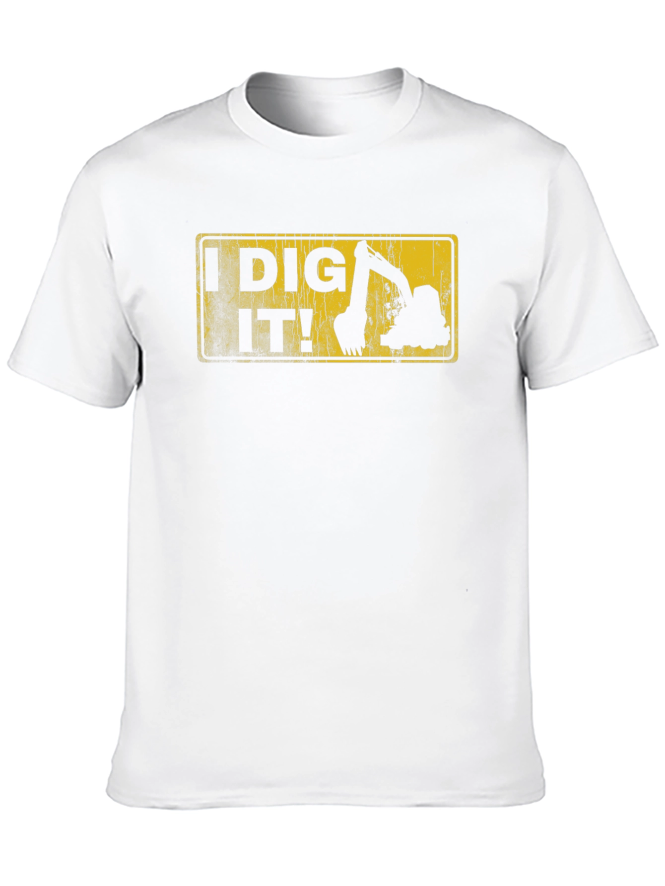 Black I Dig It! Excavator Graphic Tee - Black view 10