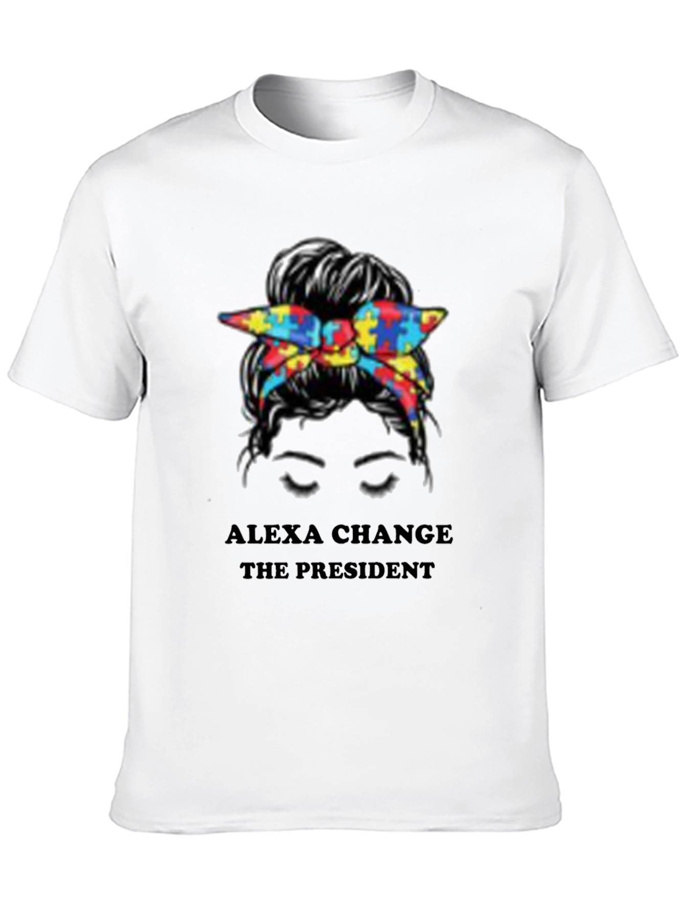 Black Alexa Change The President Tee view 10