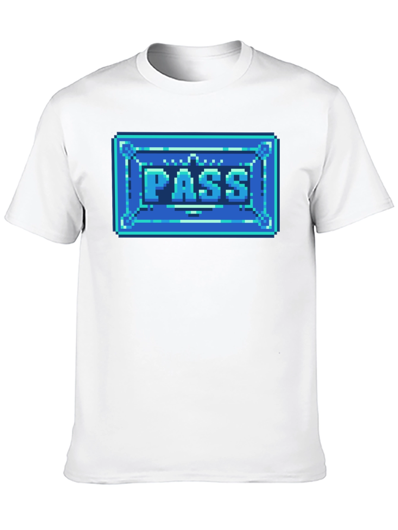 Black 8-Bit Pass T-Shirt - Retro Gaming Style view 10