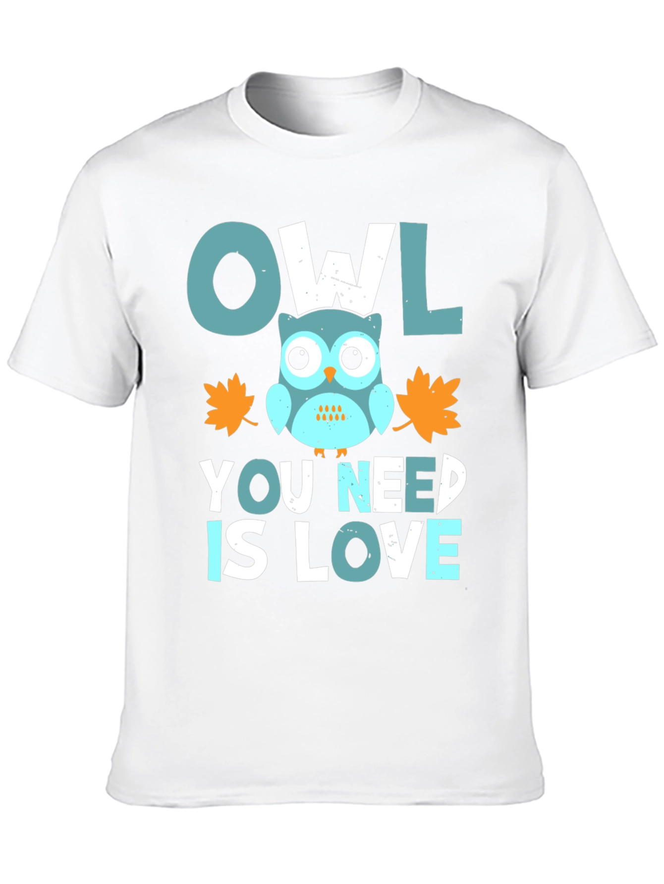 Black Owl You Need Is Love Graphic Tee view 10