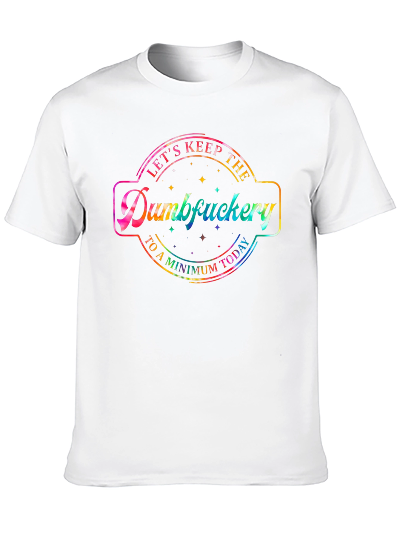 Black Funny "Dumbfuckery" Graphic Tee view 10