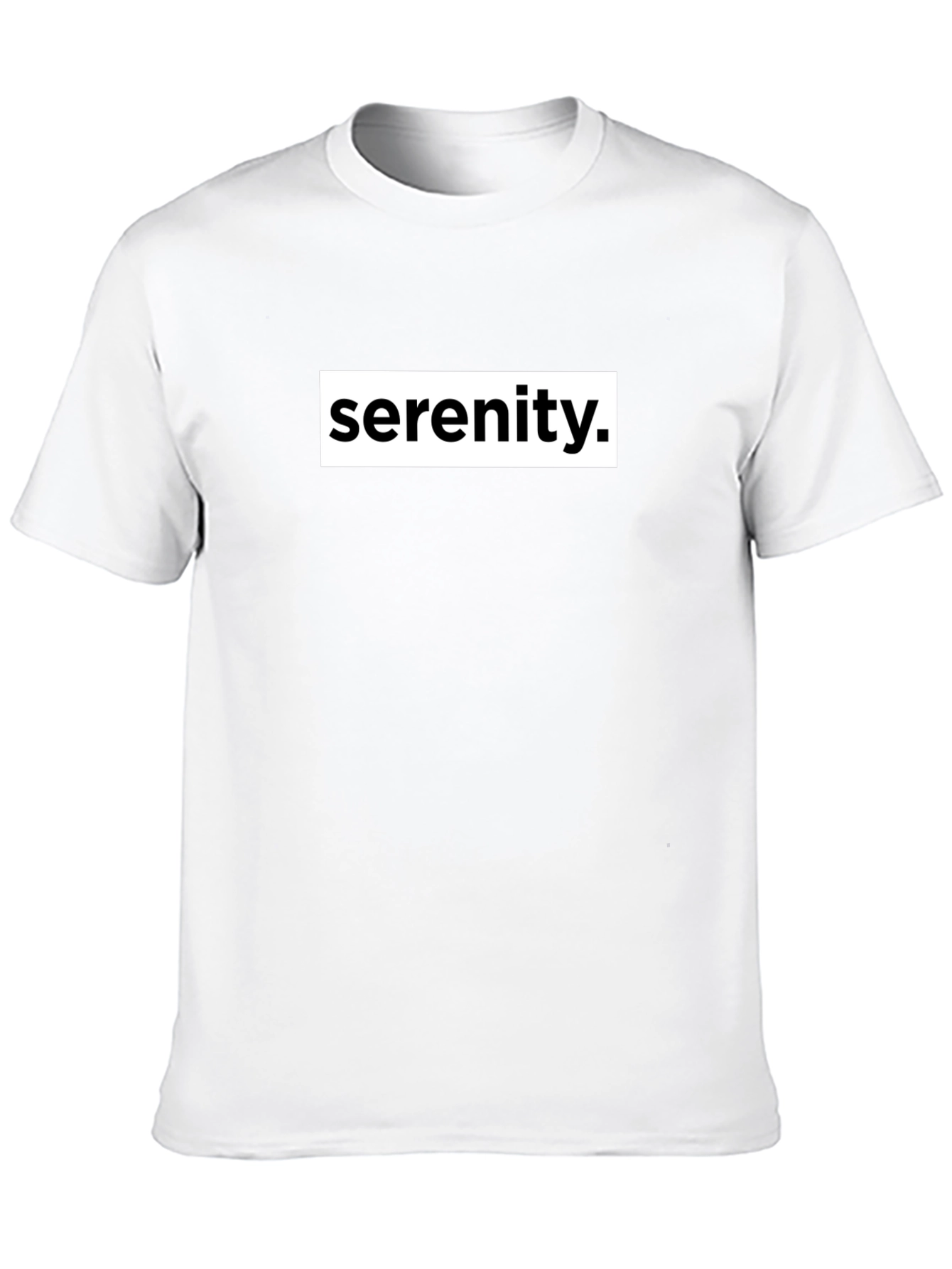 Black Serenity Graphic Tee - Classic Black T-Shirt view 10
