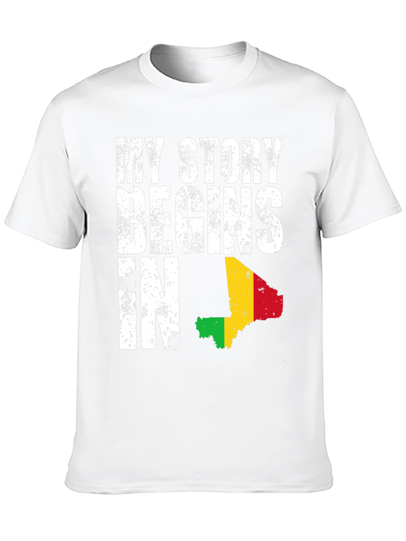Black My Story Begins In - Country Pride T-Shirt view 10