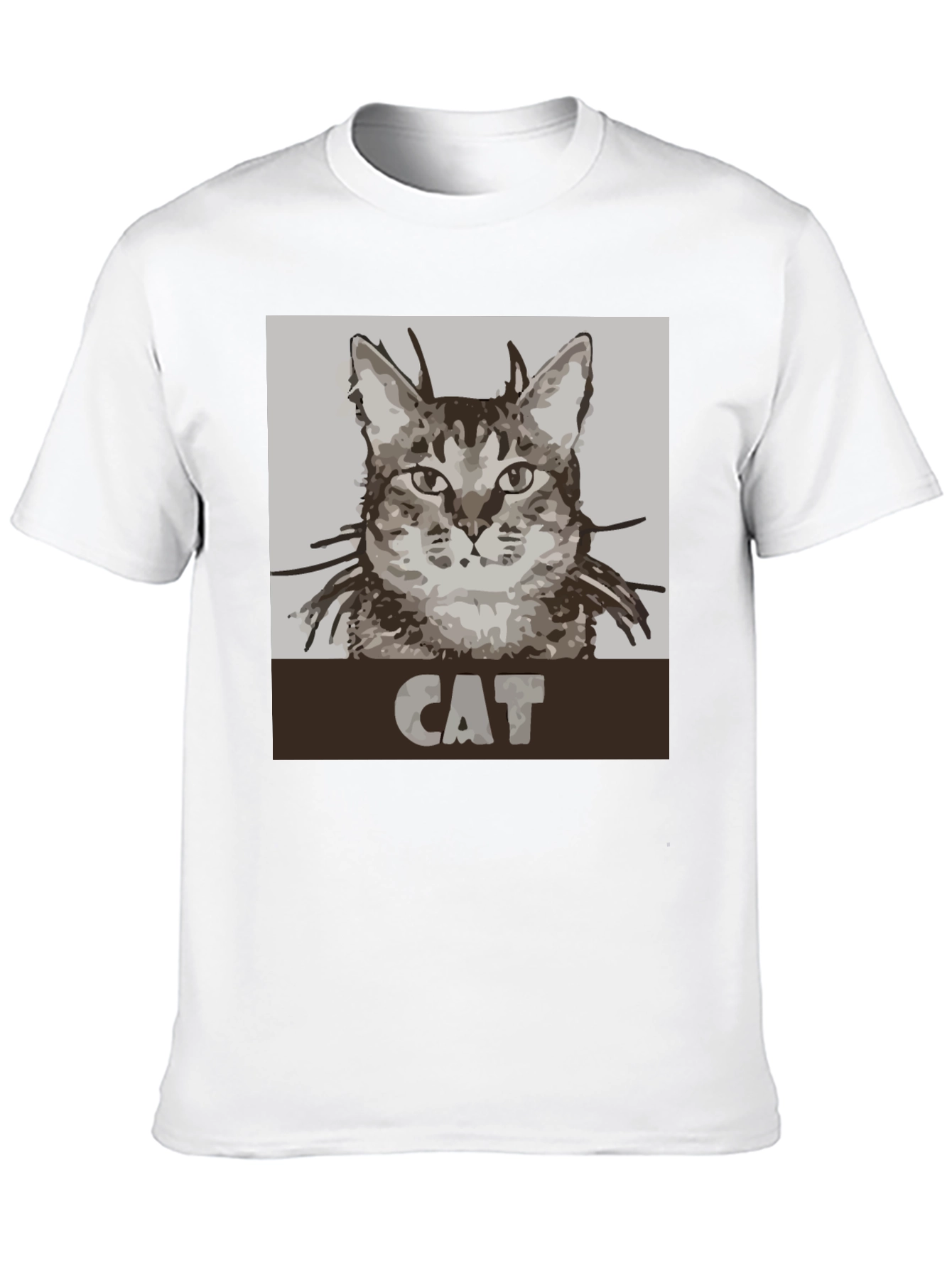 Black Cat Graphic Tee - Unisex Black T-Shirt view 10