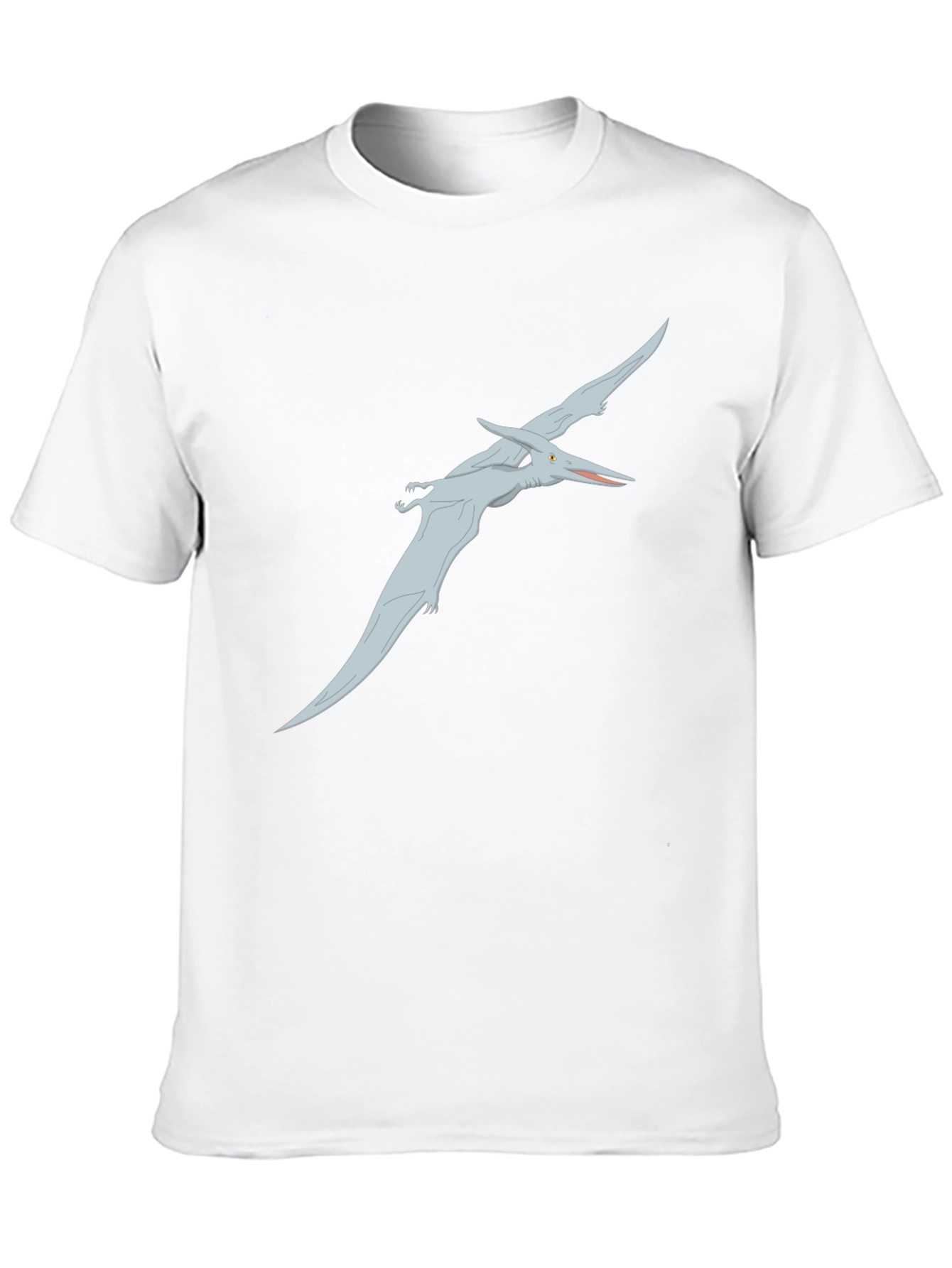 Black Pterodactyl Graphic Tee - Black Cotton Shirt view 10