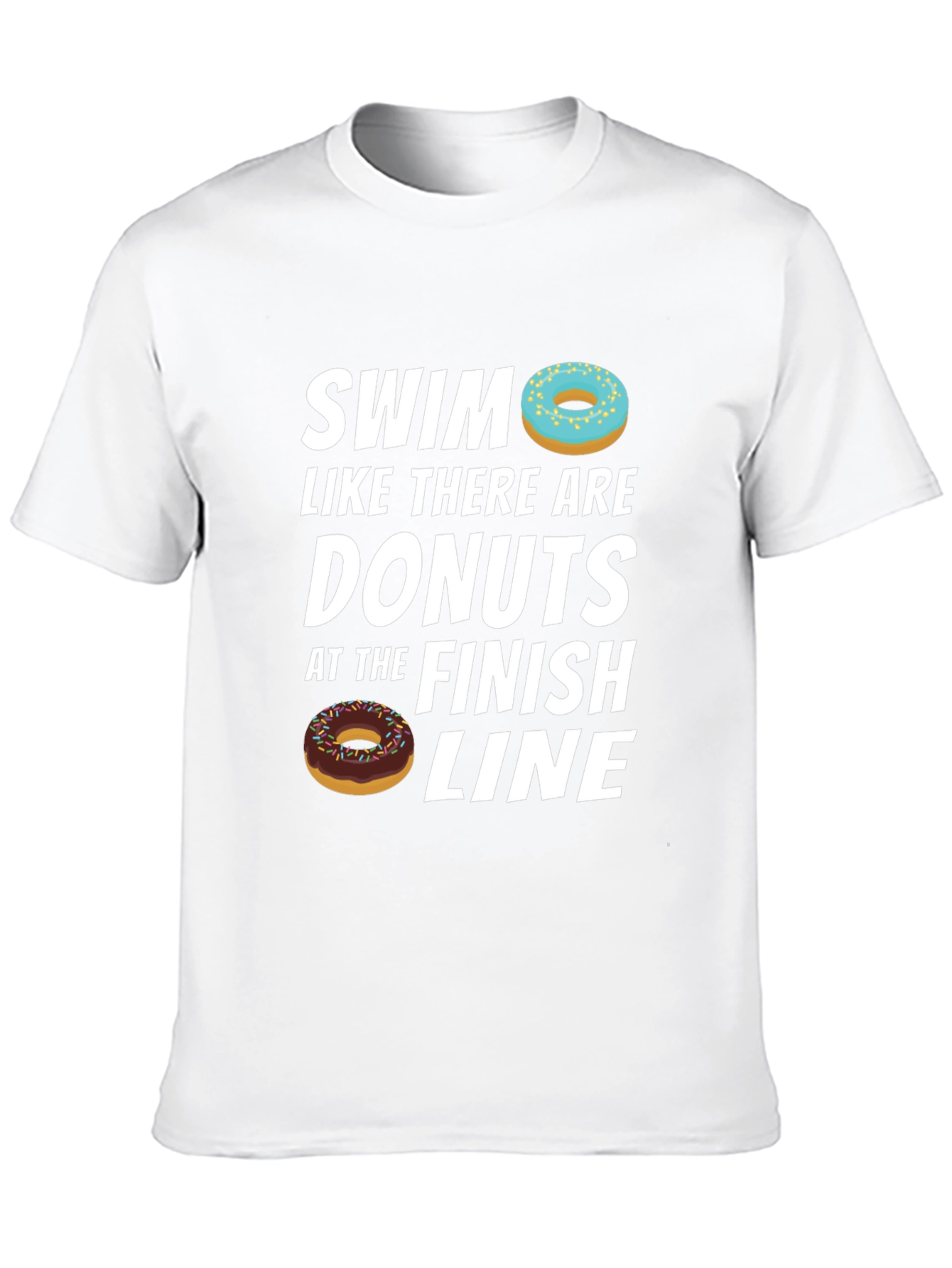 Black Swim for Donuts T-Shirt view 10