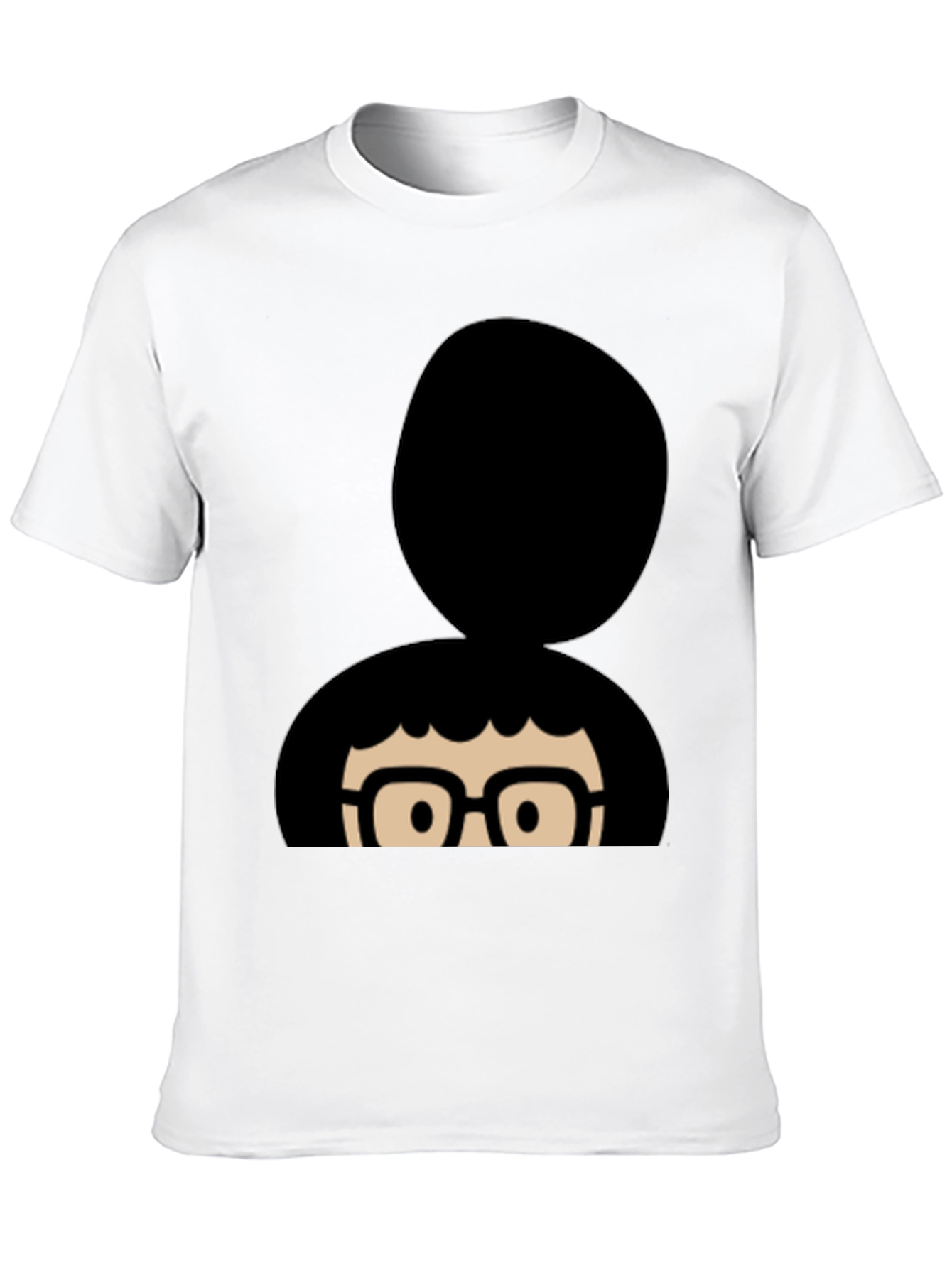Black Tina Belcher Inspired Graphic T-Shirt - Black view 10