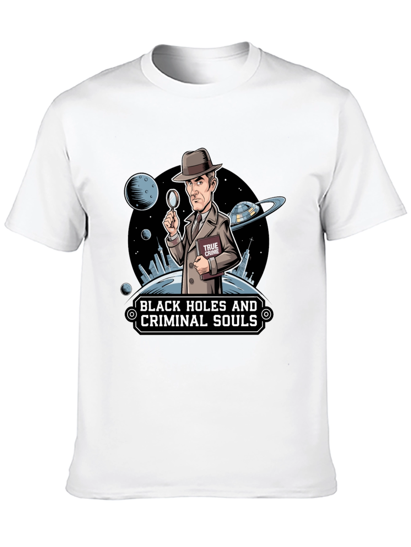 Black Black Holes & Criminal Souls Graphic Tee view 10