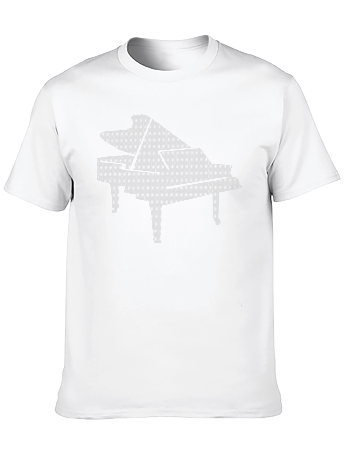 Piano Graphic Tee - Black Cotton Comfort - 10
