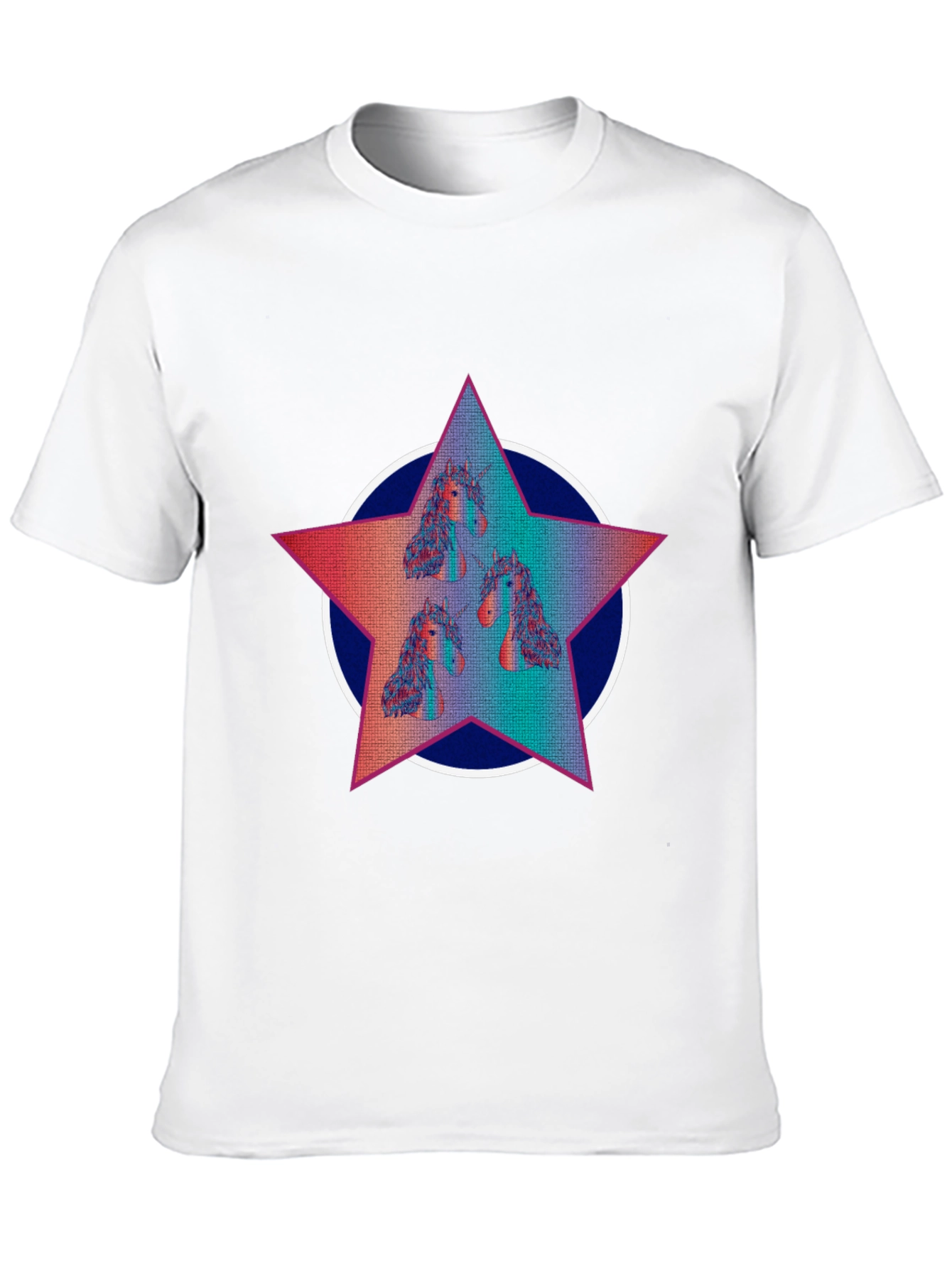 Black Unicorn Star Graphic Tee - Black view 10