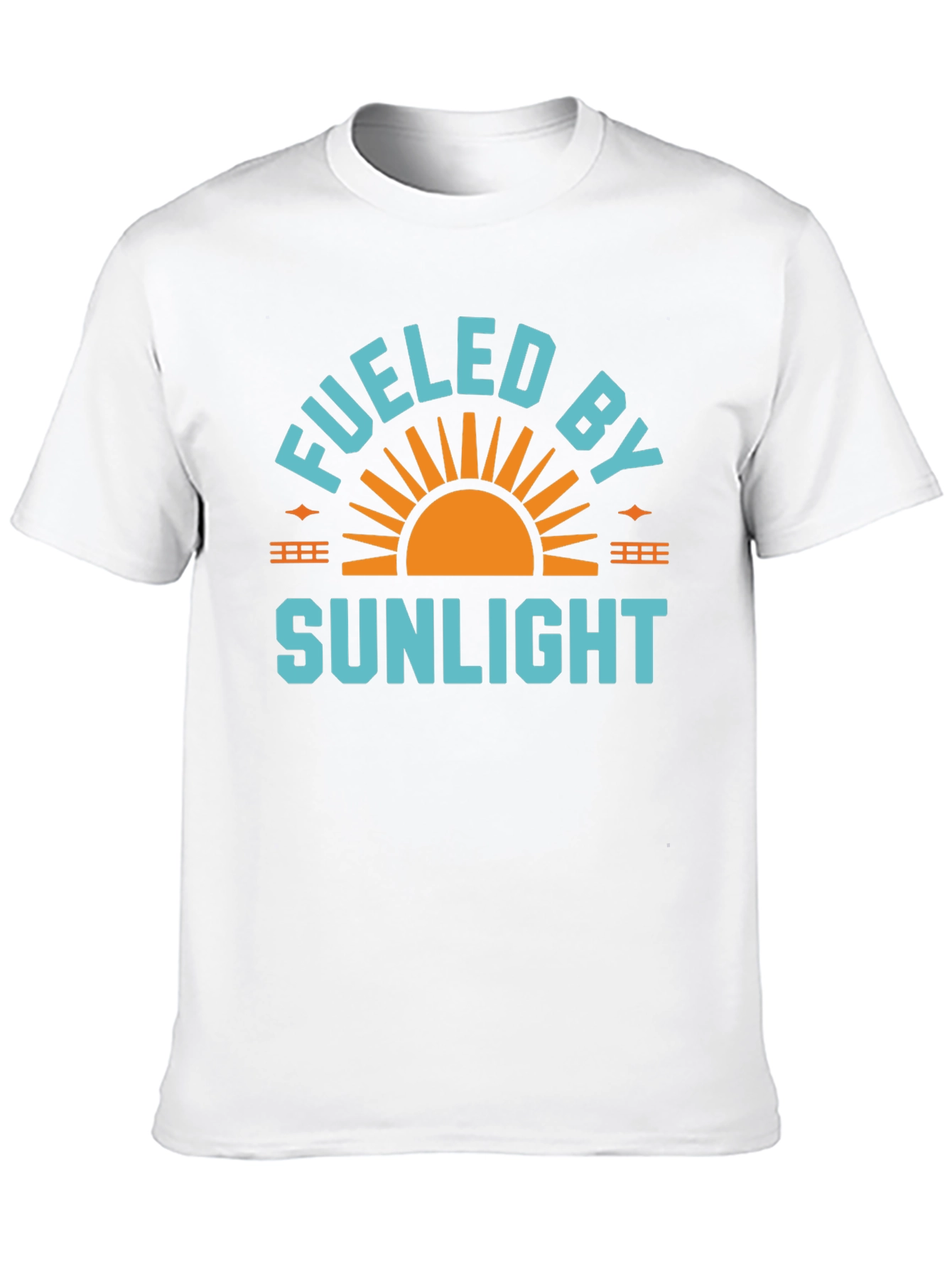 Black Fueled By Sunlight Graphic Tee - Black Casual Shirt view 10