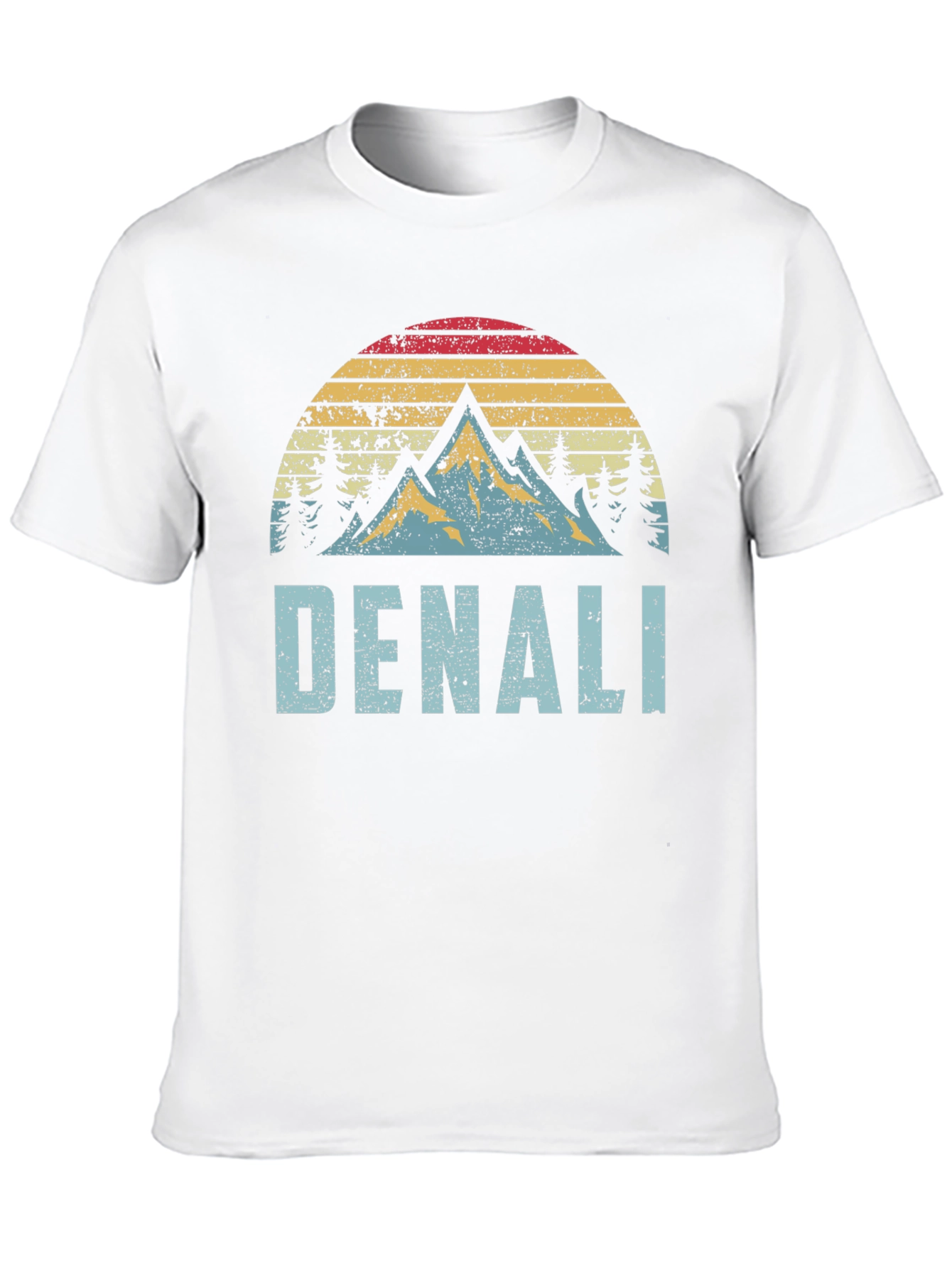 Black Vintage Denali T-Shirt | Mountain Graphic Tee view 10