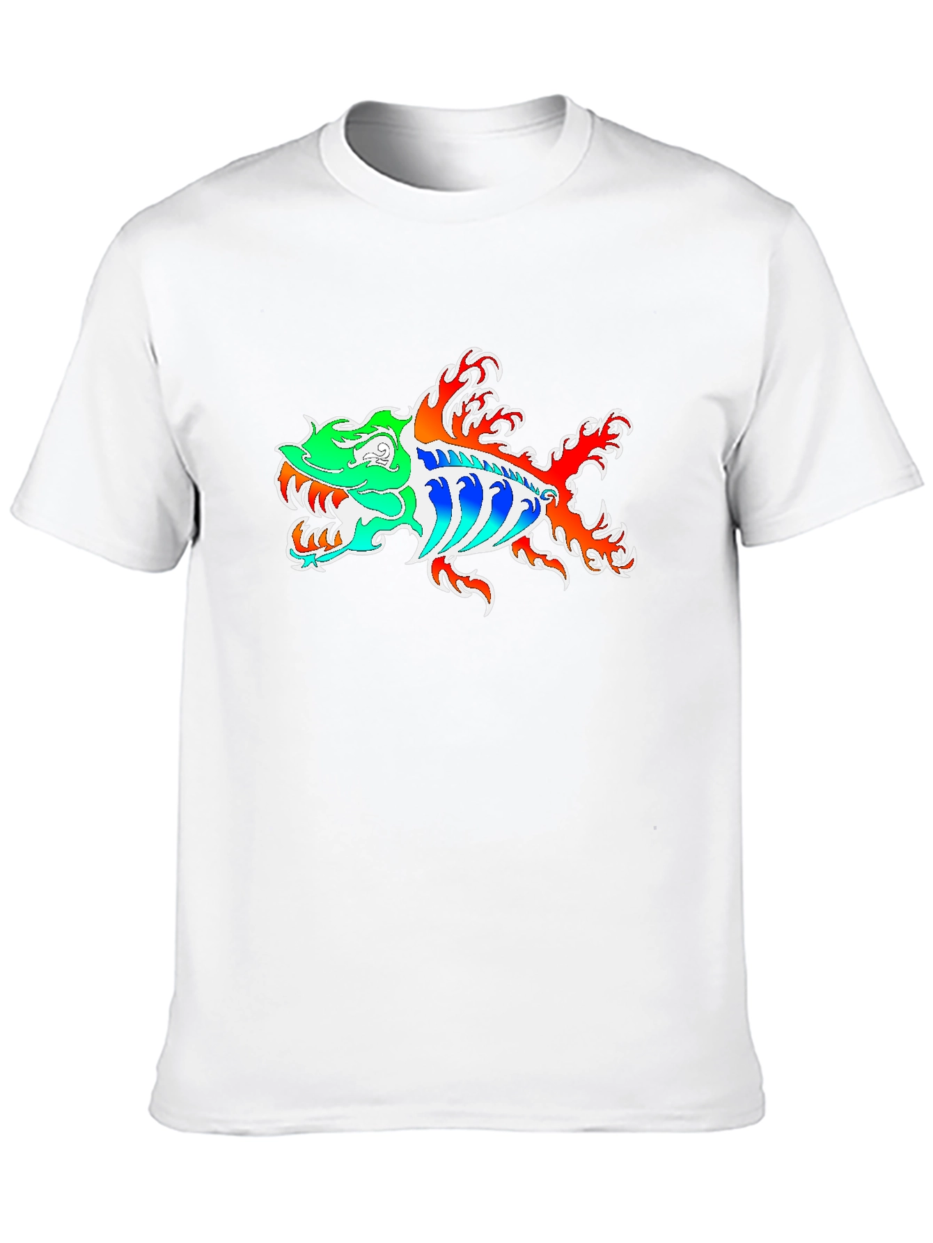 Black Fish Graphic Tee - Black Cotton Blend view 10