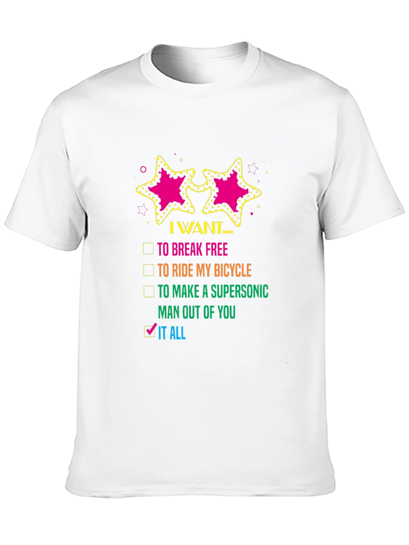 Black I Want It All Graphic Tee view 10