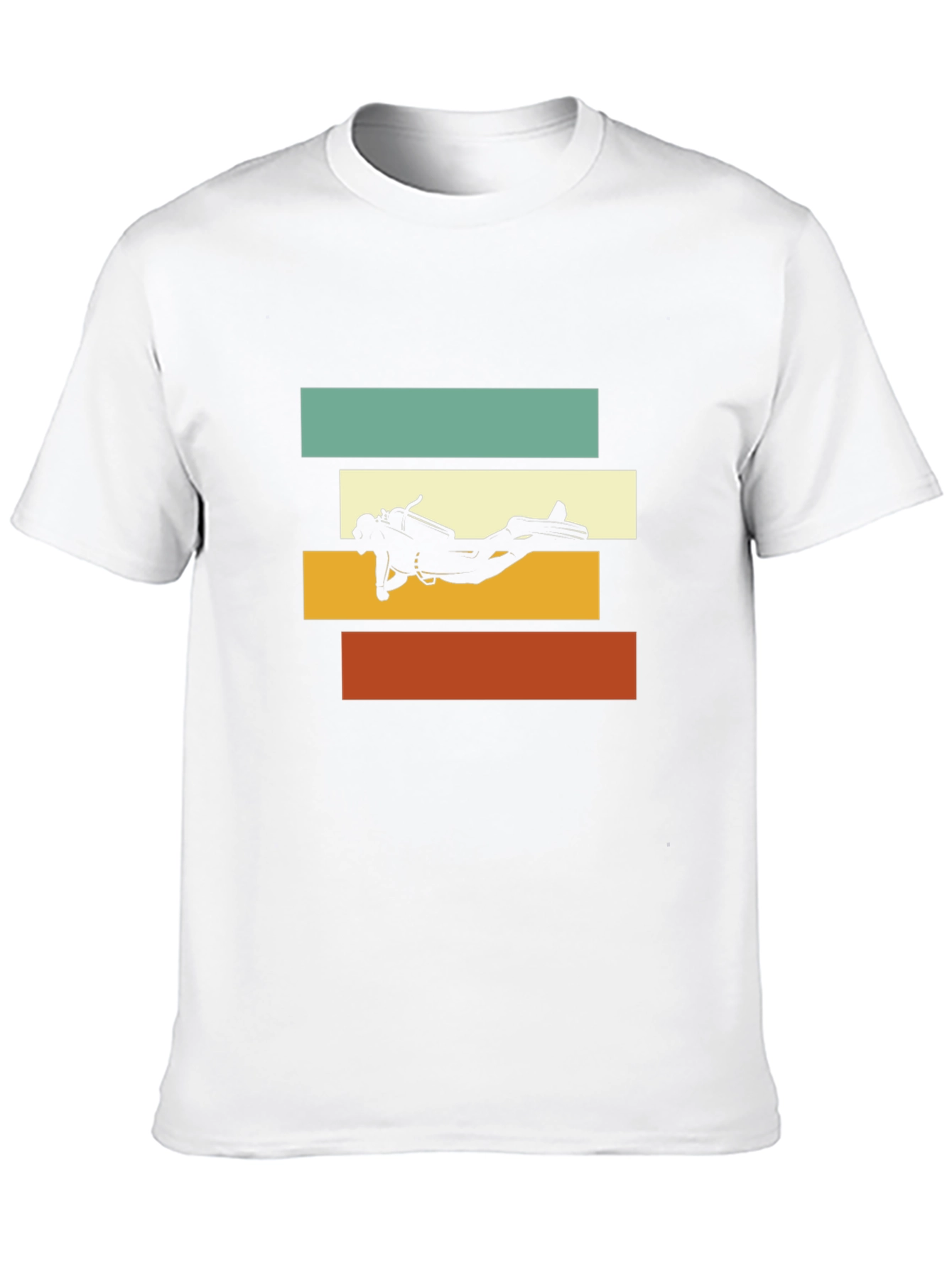 Black Diver Silhouette Graphic Tee view 10