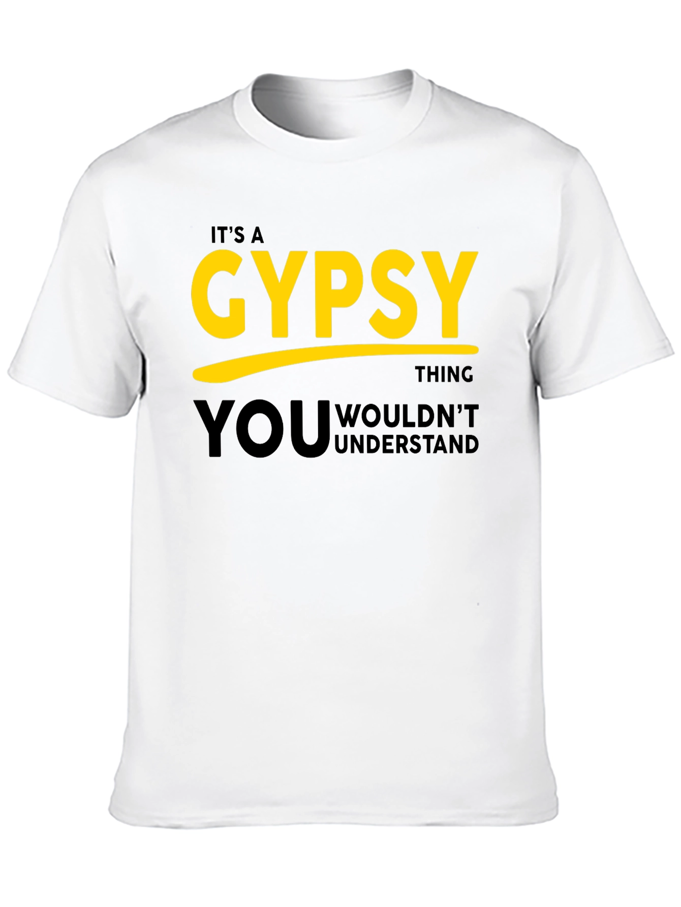Black It's a Gypsy Thing T-Shirt view 10