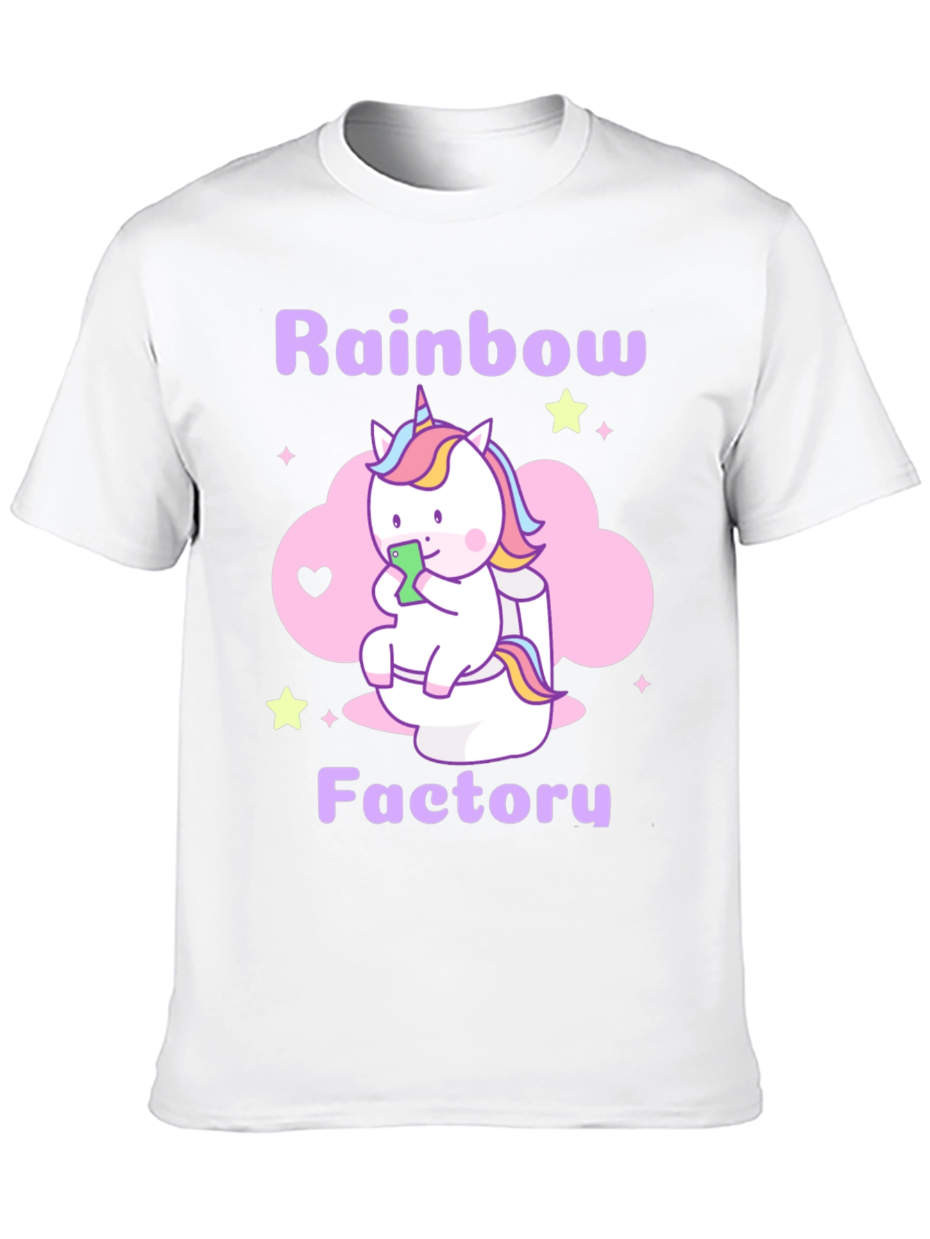 Black Rainbow Factory Unicorn T-Shirt view 10