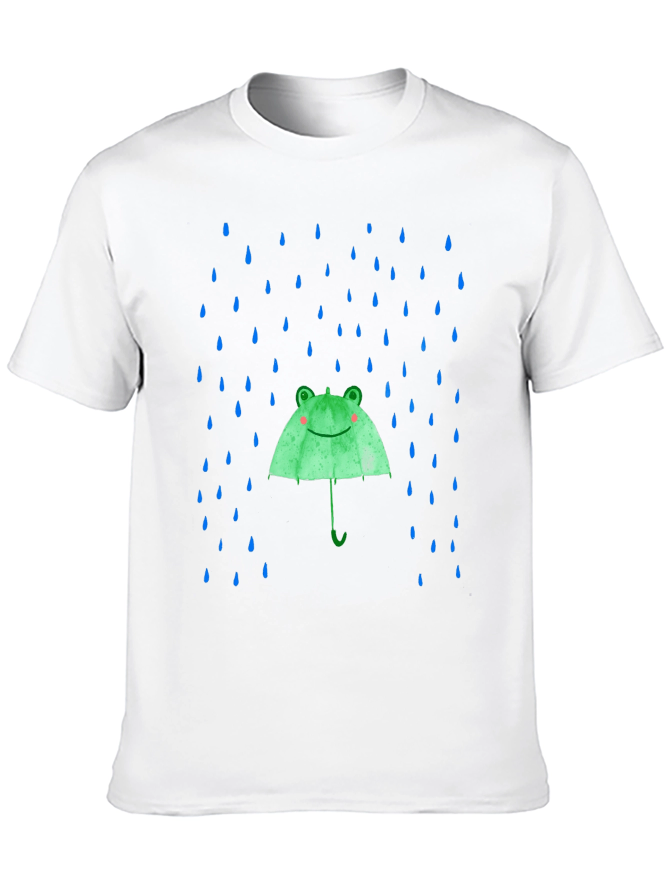 Black Frog Umbrella T-Shirt - Fun Rain Protection view 10