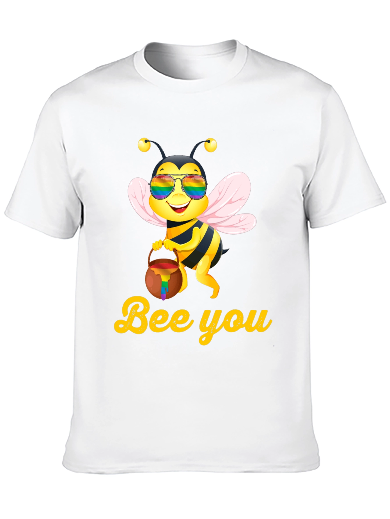 Black Bee You Pride T-Shirt - LGBTQ+ Support view 10