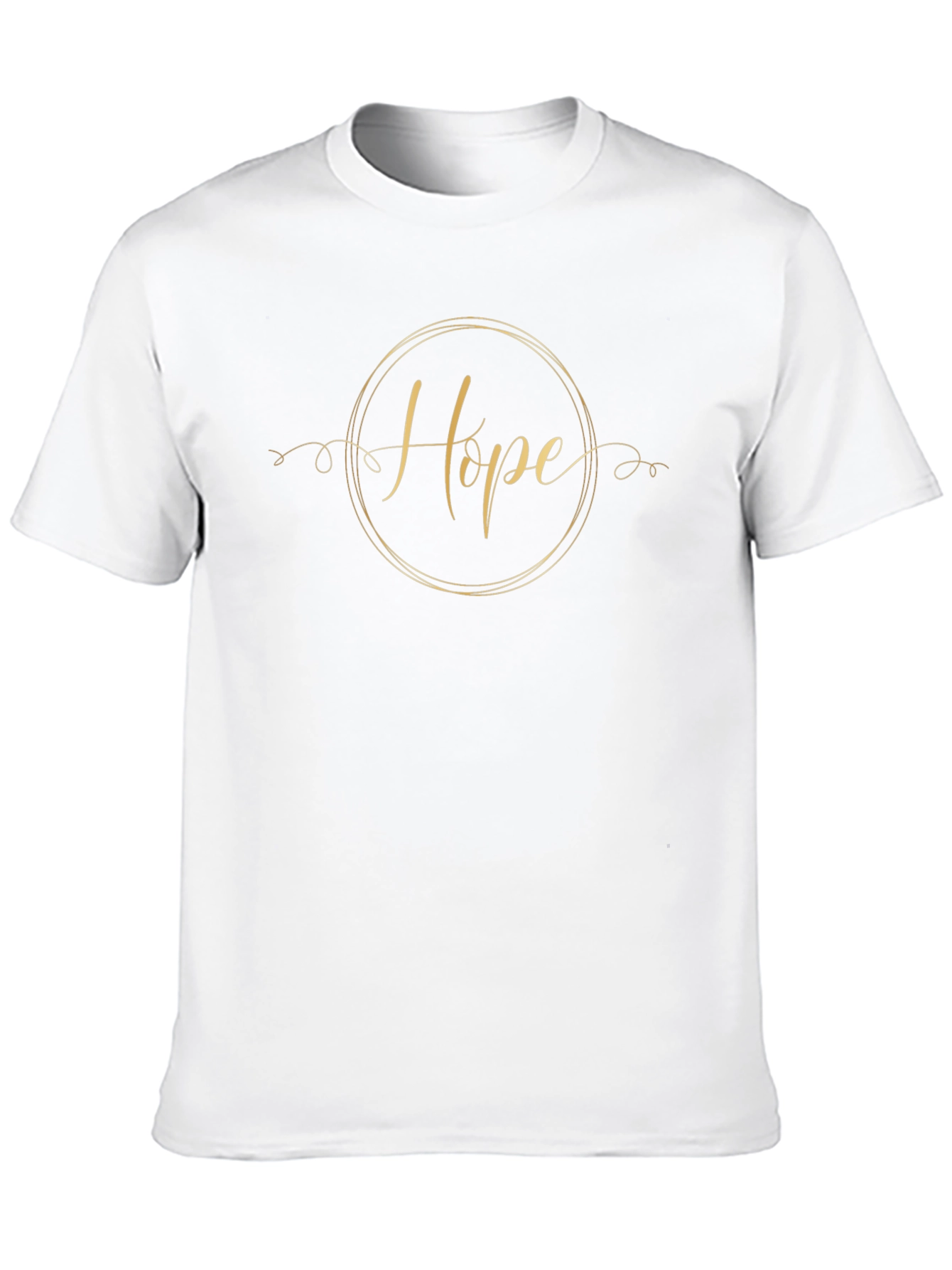 Black Hope Script Graphic Black T-Shirt view 10