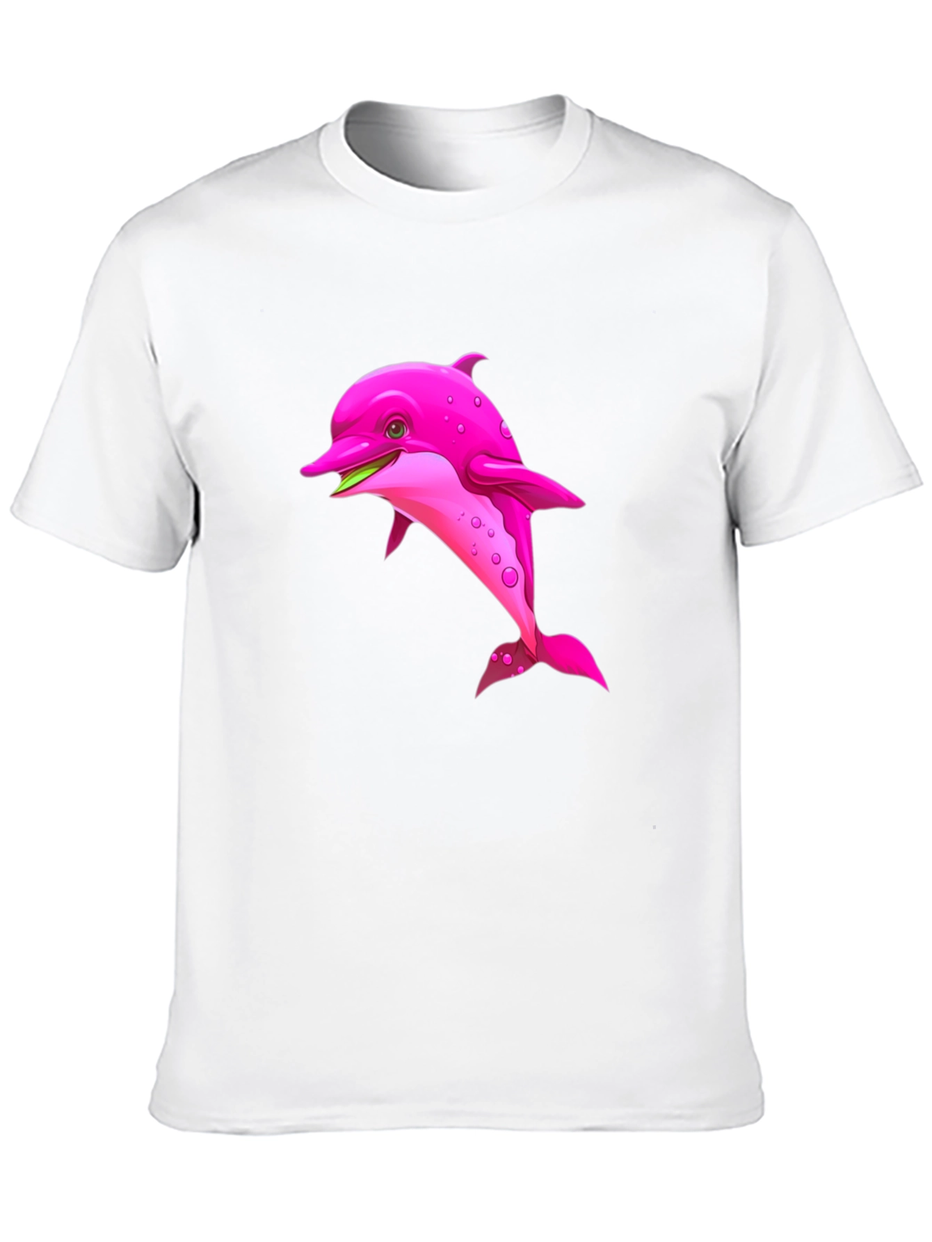 Black Pink Dolphin Graphic Black T-Shirt view 10