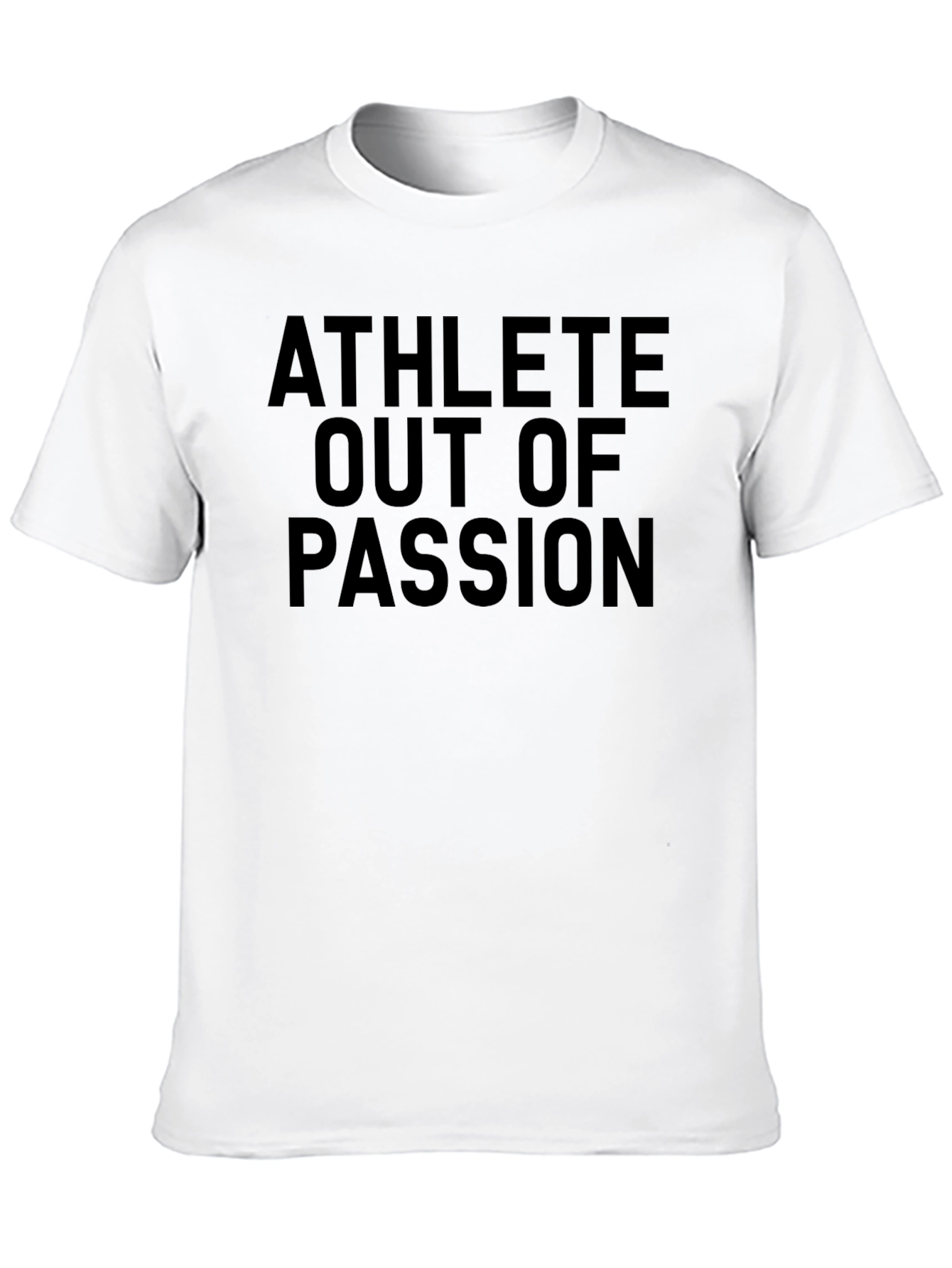 Black Athlete Out of Passion Black Graphic Tee view 10