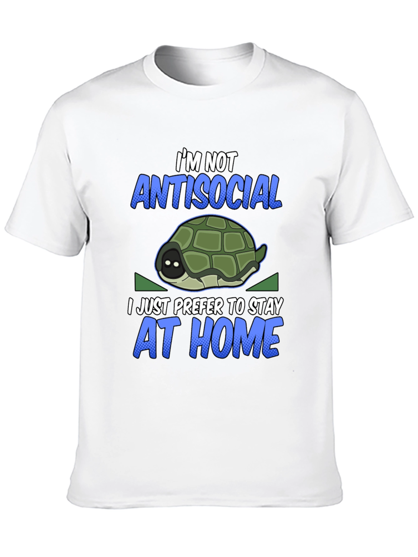 Black Introvert Turtle Graphic T-Shirt view 10