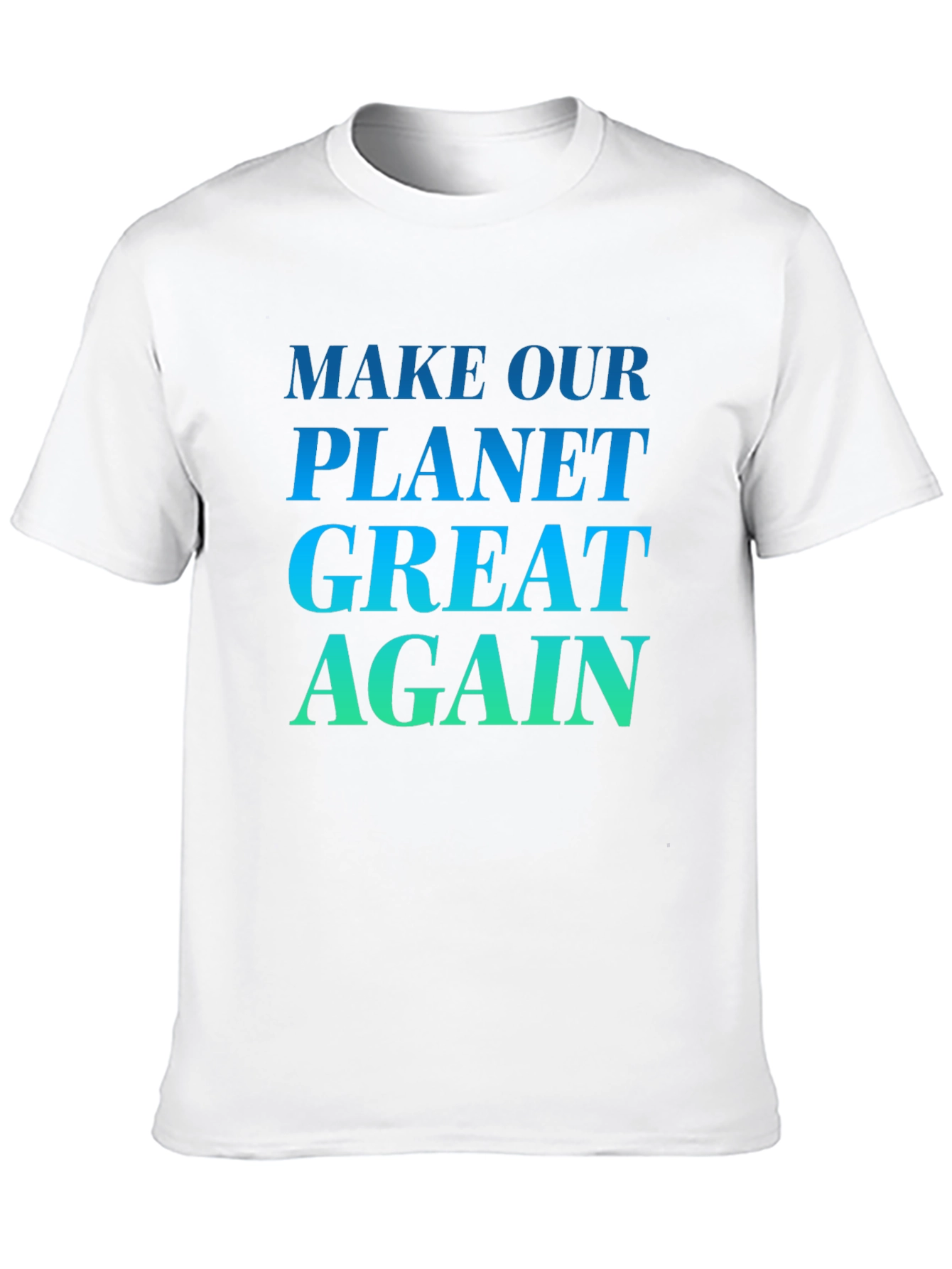 Black Make Our Planet Great Again T-Shirt view 10
