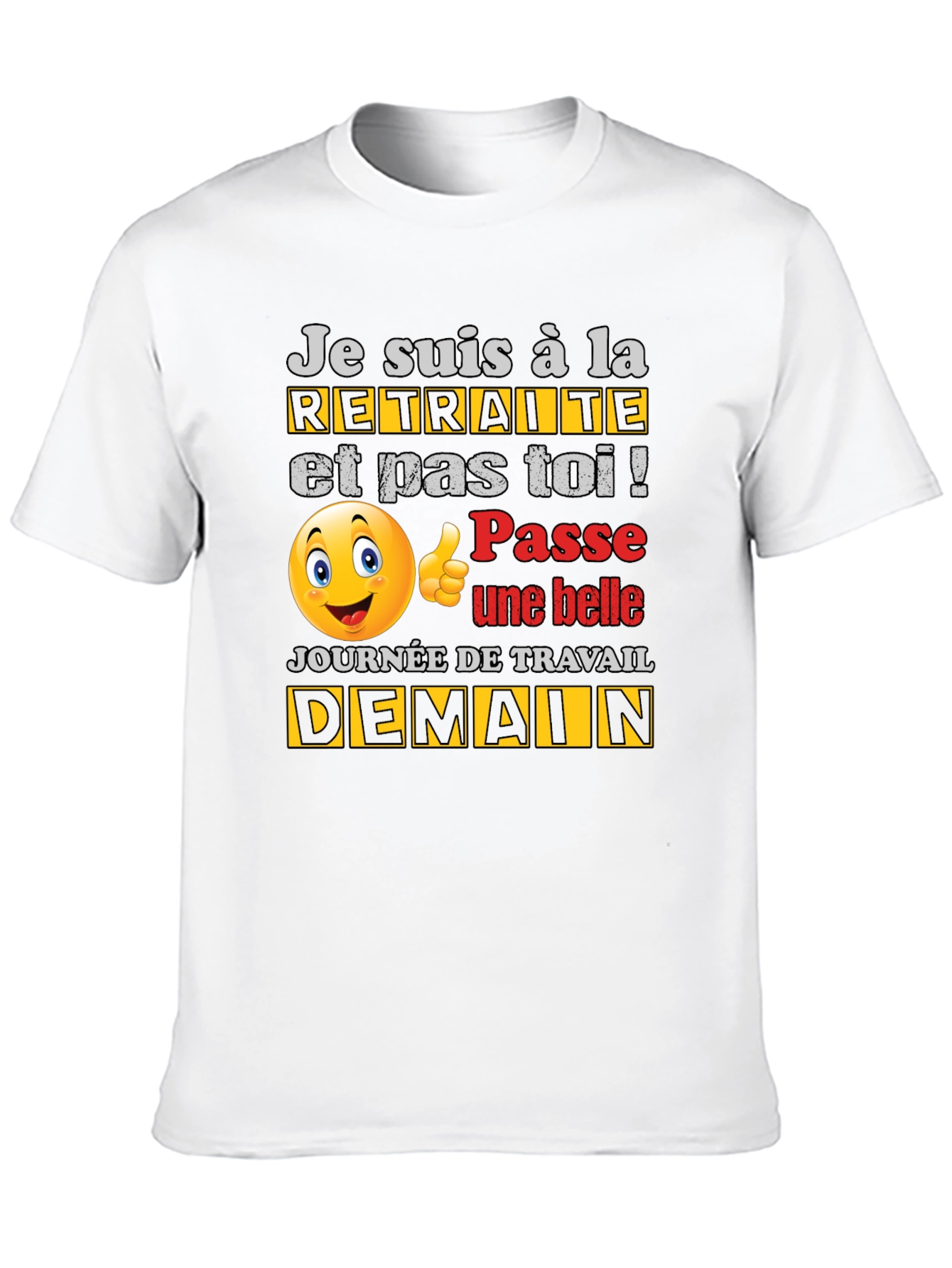 Black Retired and You're Not T-Shirt view 10