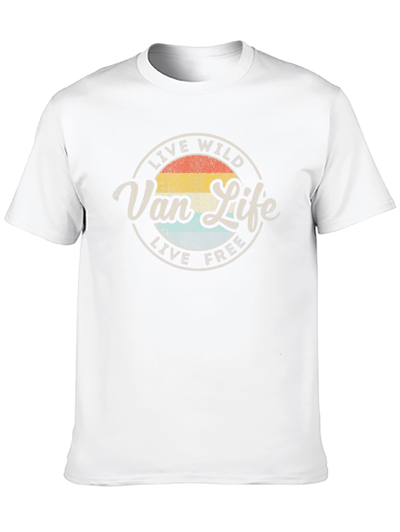 Black Van Life Tee - Live Wild & Free view 10