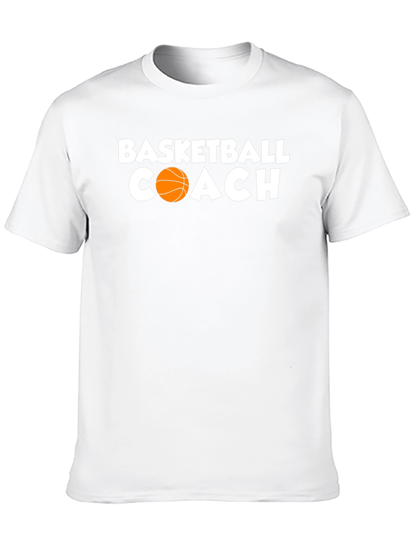 Black Basketball Coach T-Shirt view 10