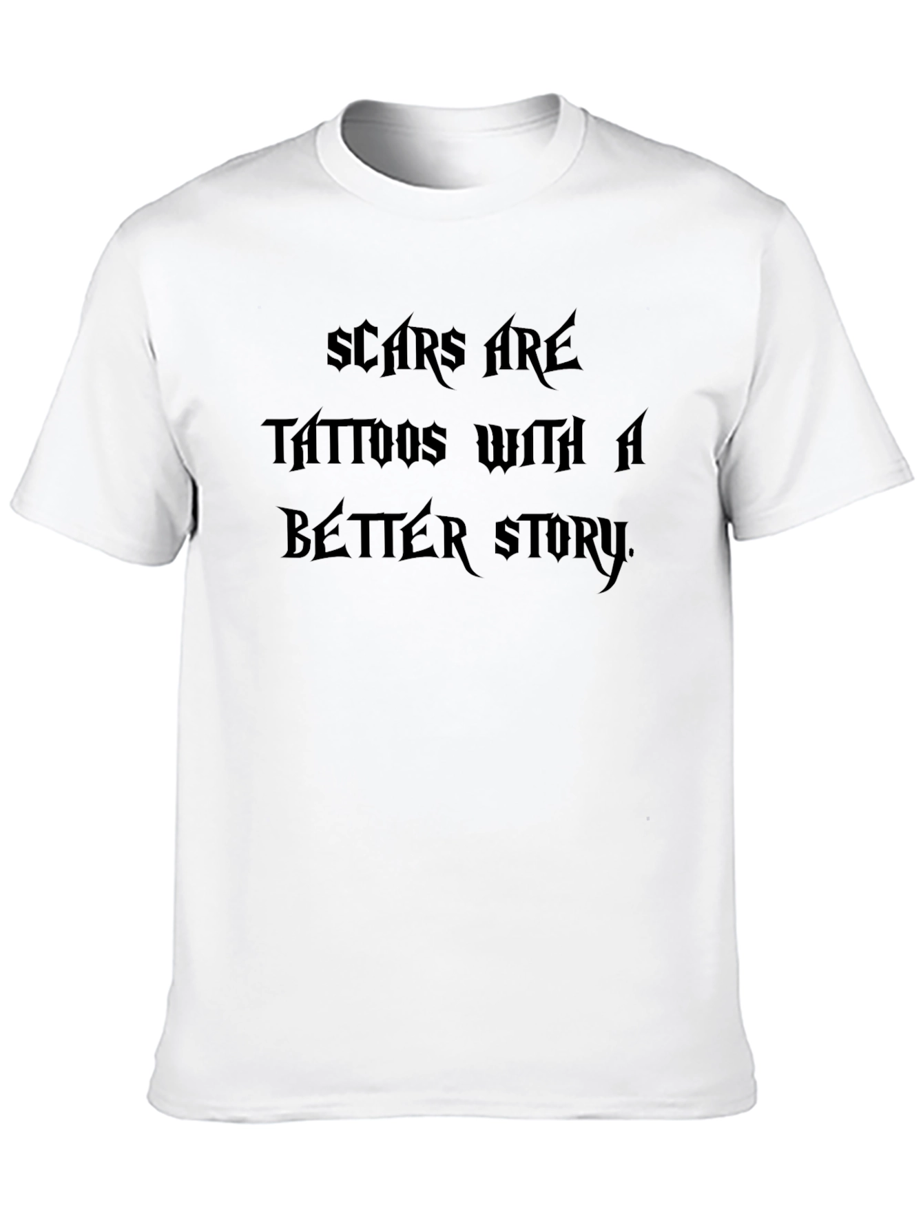 Black Scars Are Tattoos With a Better Story Black T-Shirt view 10