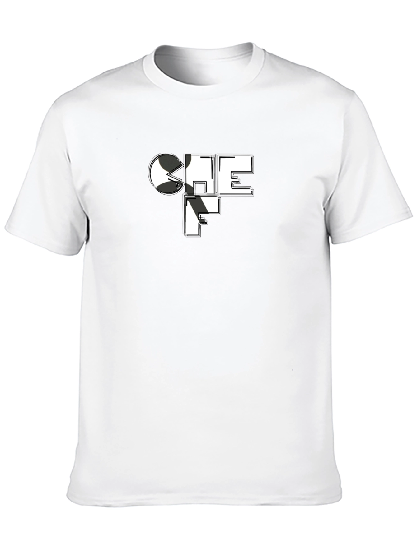 Black Chef Graphic Black T-Shirt - Culinary Fashion view 10